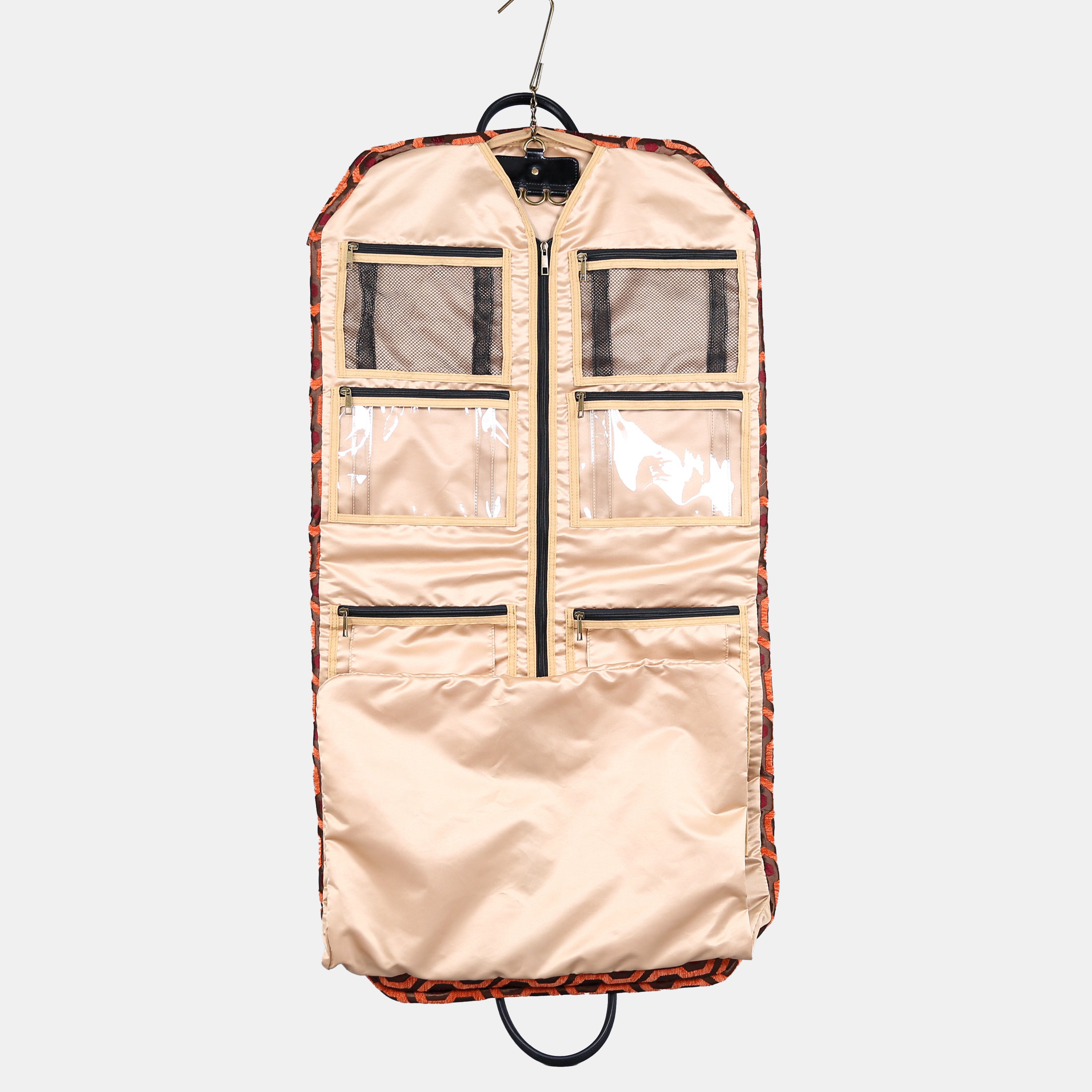 "The Shining" Overlook Hotel Carpet Garment Bag carpet bag of America inside