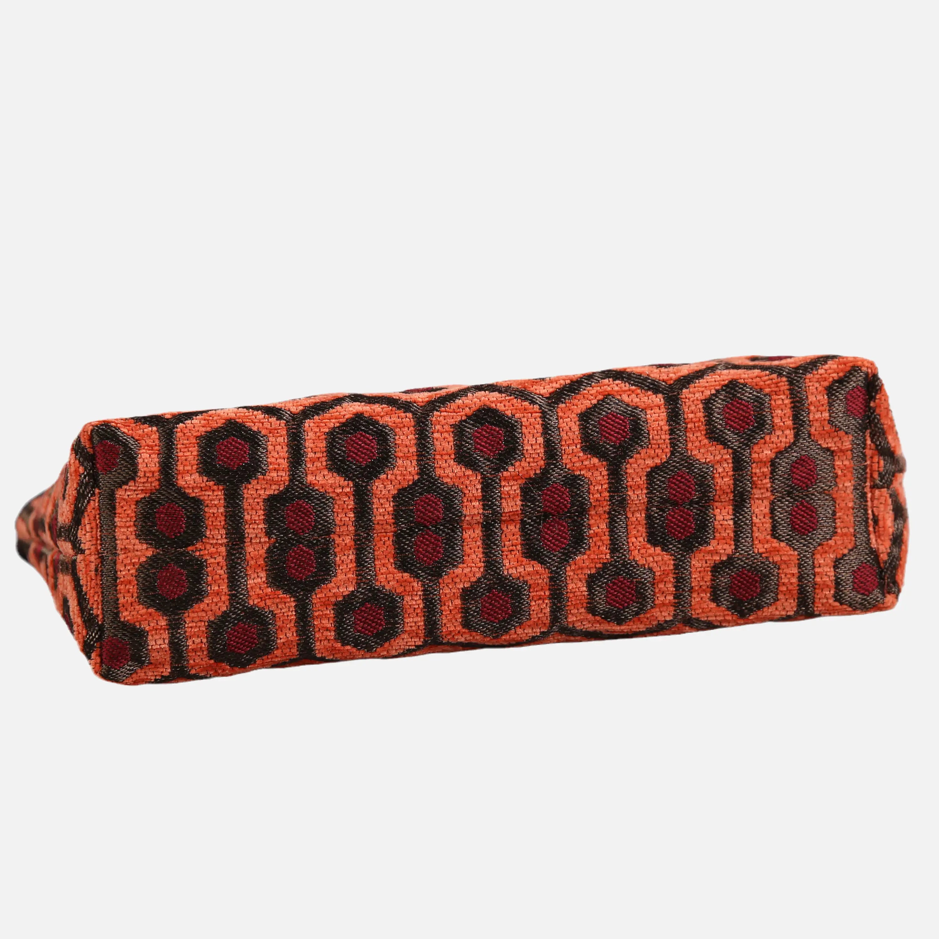 "The Shining" Overlook Hotel Carpet Makeup Bag carpet bag MCW Handmade of America bottom
