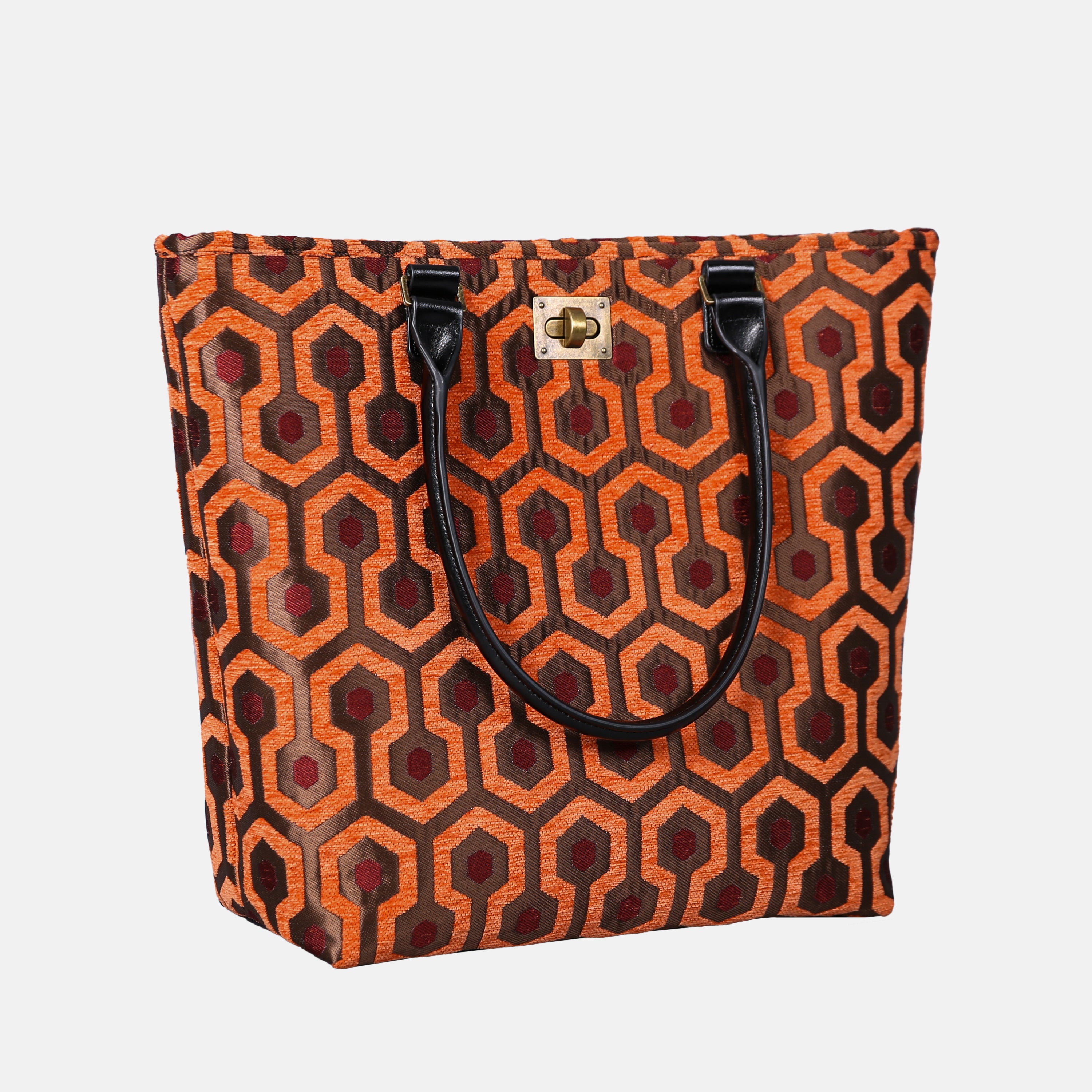 "The Shining" Overlook Hotel Carpet Tote Shopper carpet bag of America handle down