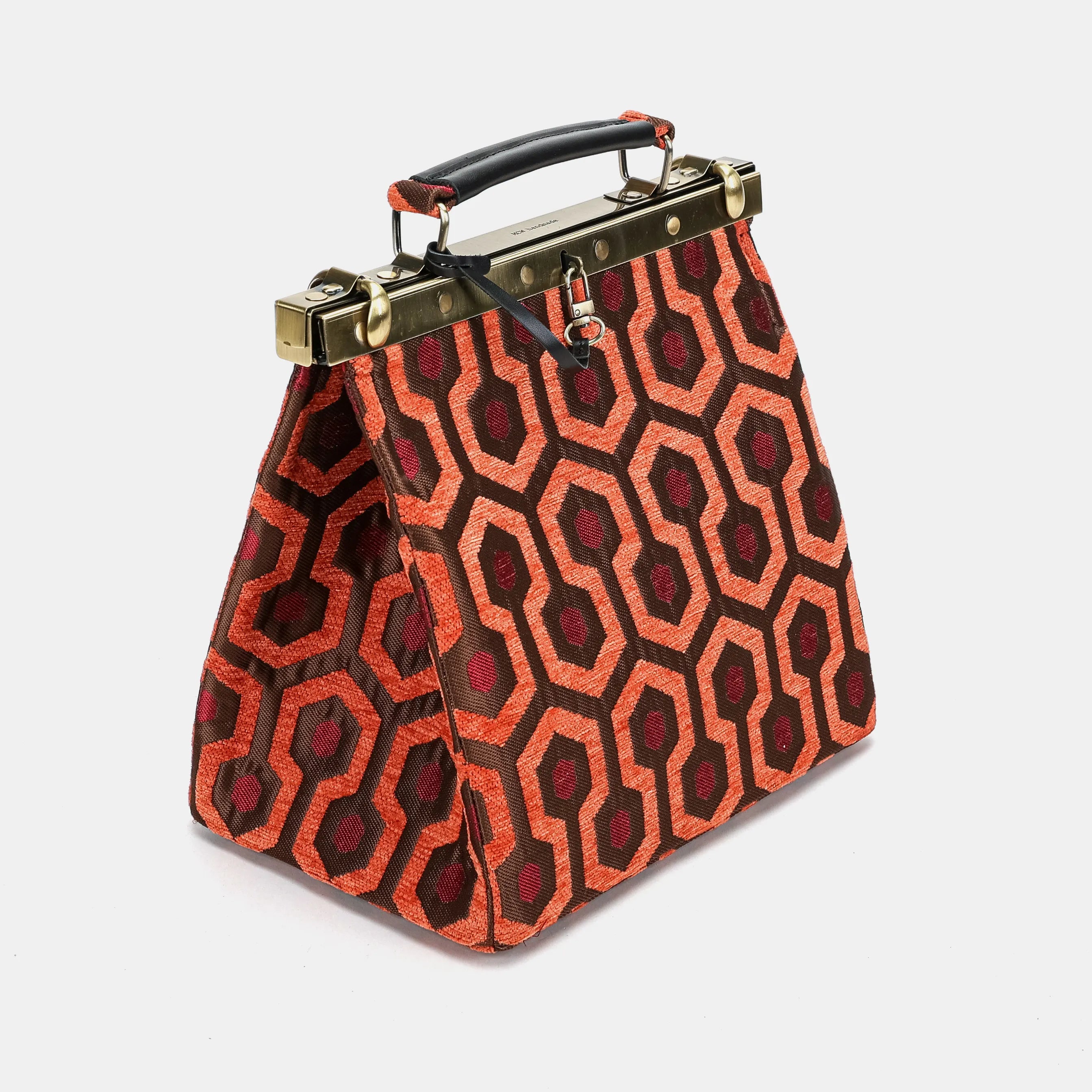 The Shining Overlook Hotel Cecile Carpet Purse Gladstone Bag America side