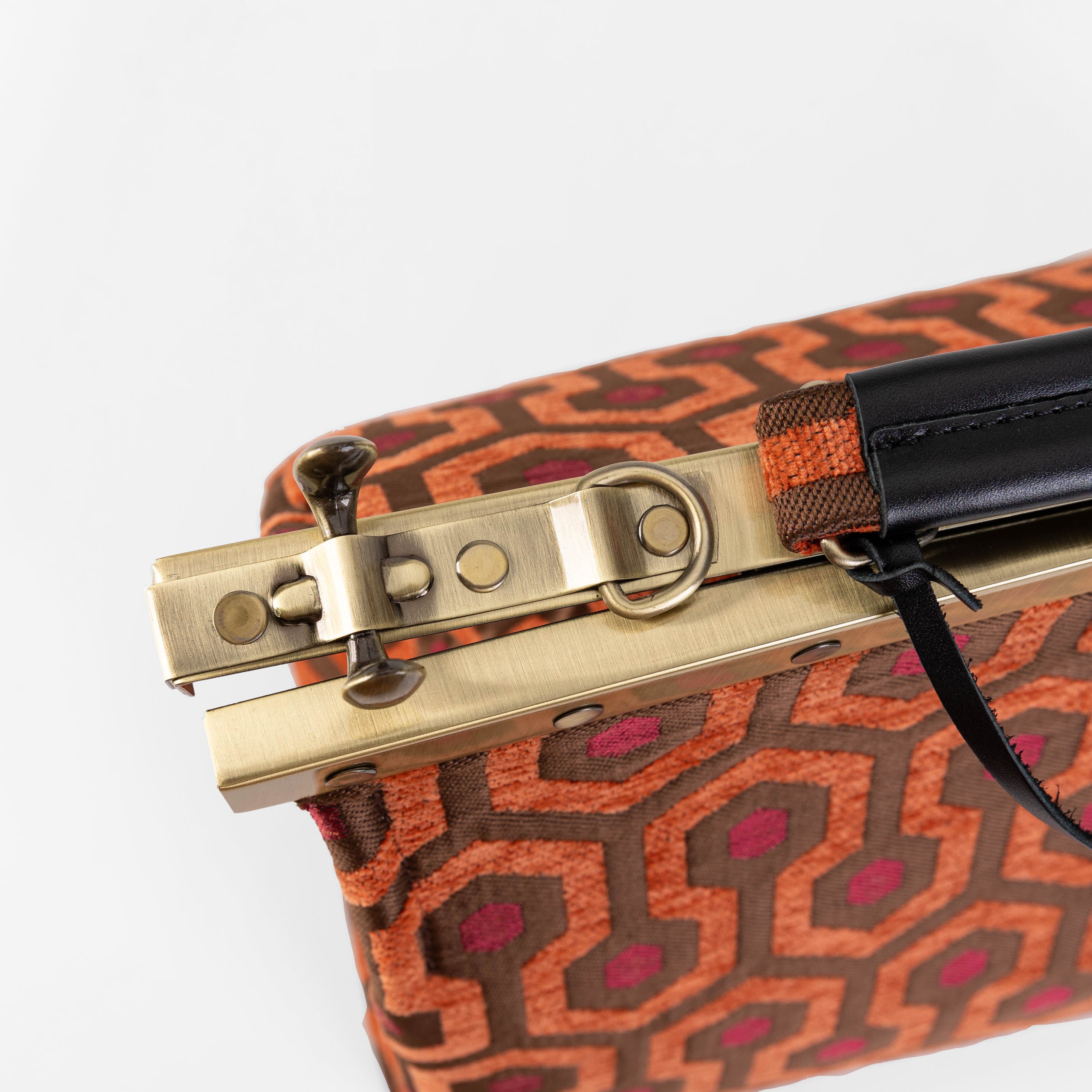 "The Shining" Overlook Hotel Celine Carpet Gladstone Bag of America frame