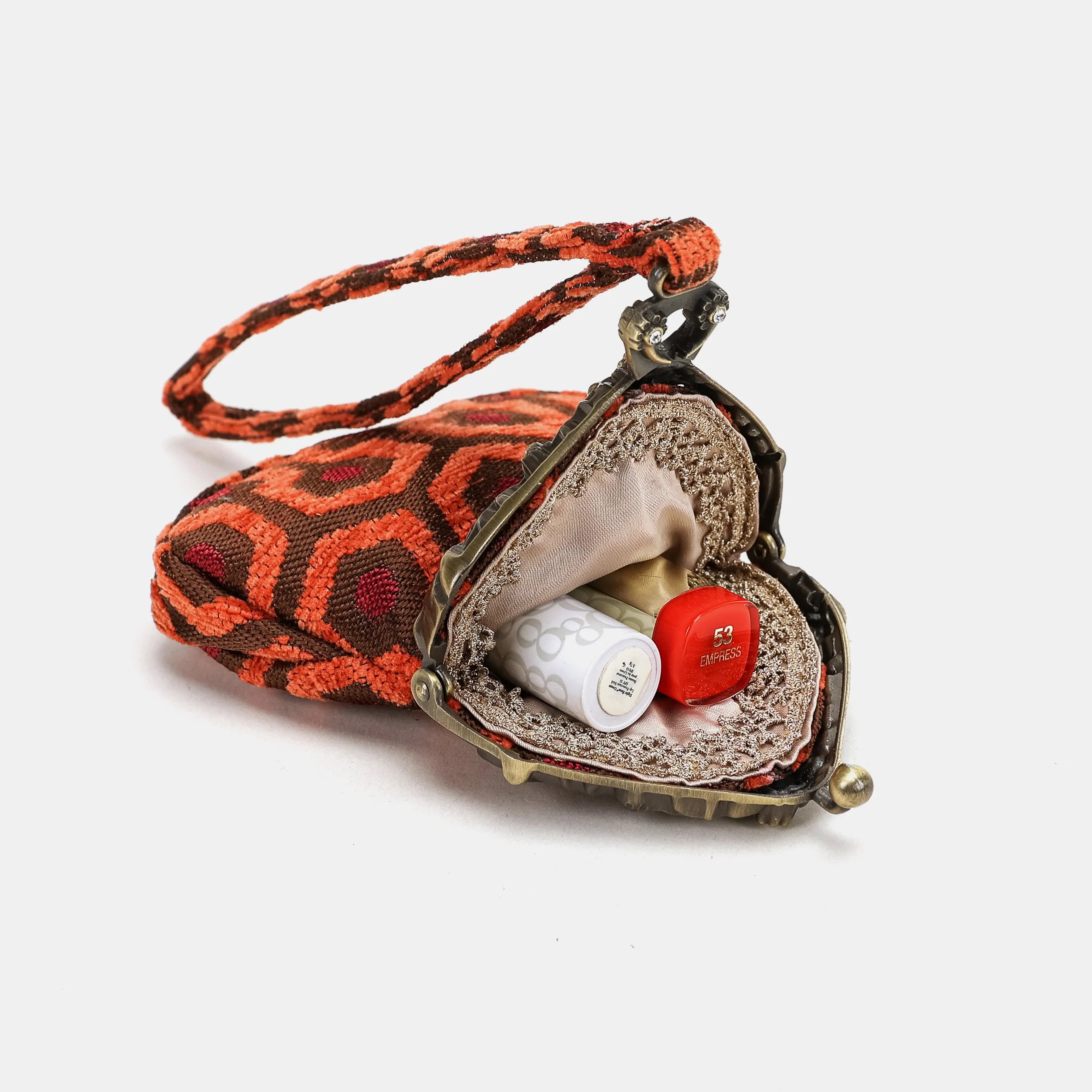"The Shining" Overlook Hotel Chatelaine Purse Wristlet Bag of America inside