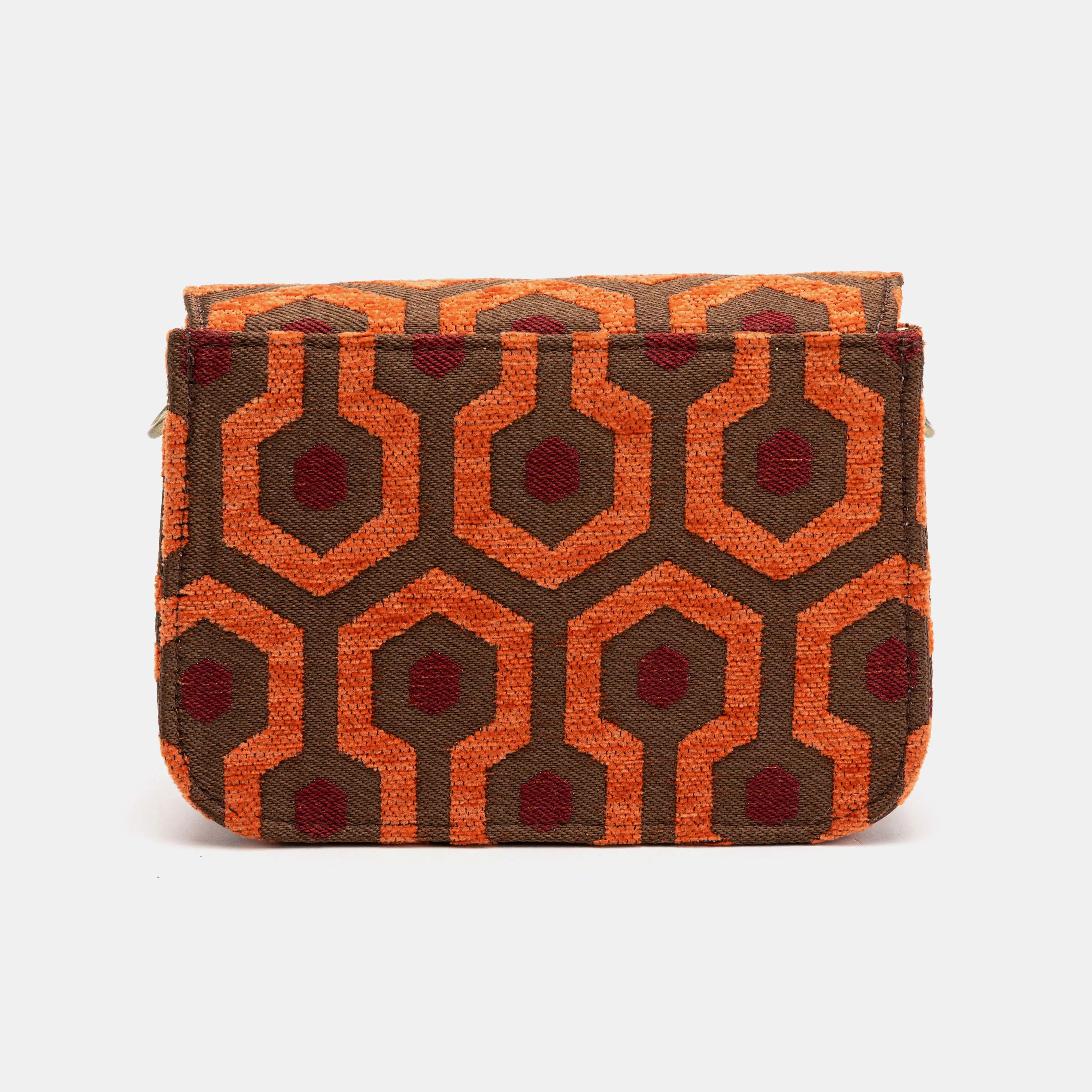 "The Shining" Overlook Hotel Flap Crossbody Bag Carpetbag of America back