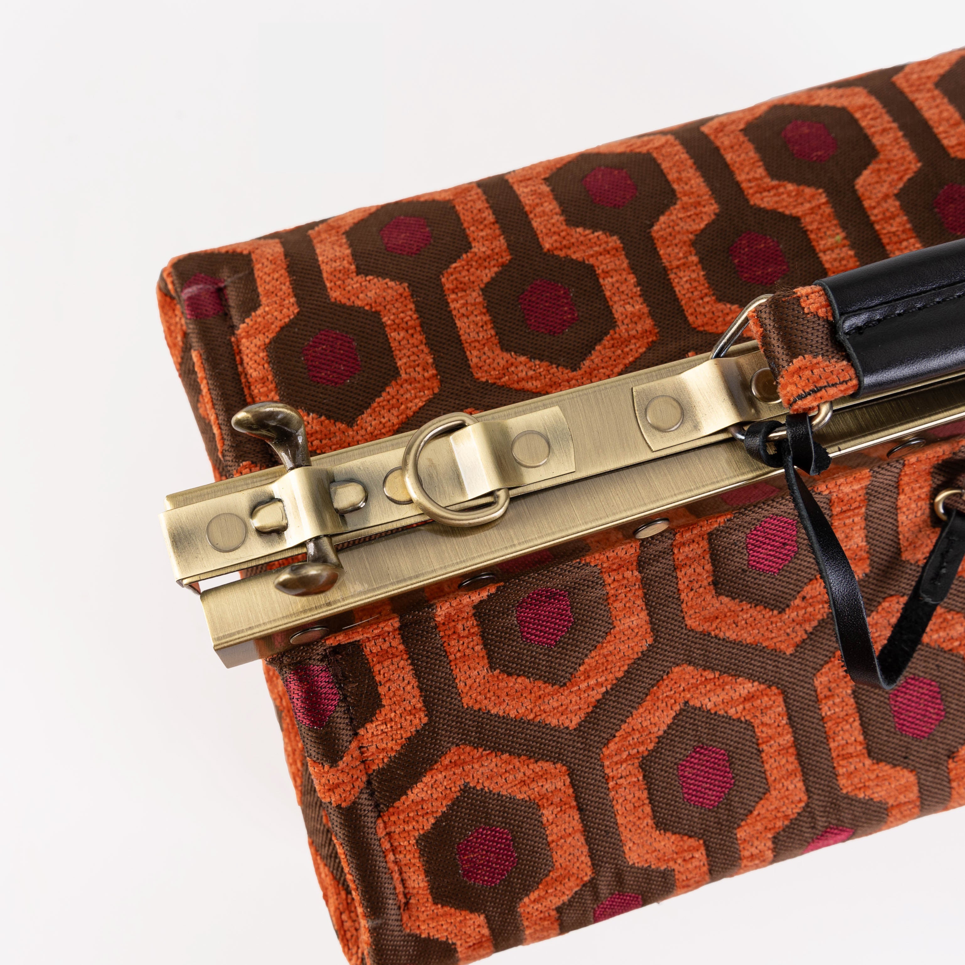 "The Shining" Overlook Hotel Genevieve Carpet Gladstone Bag of America frame