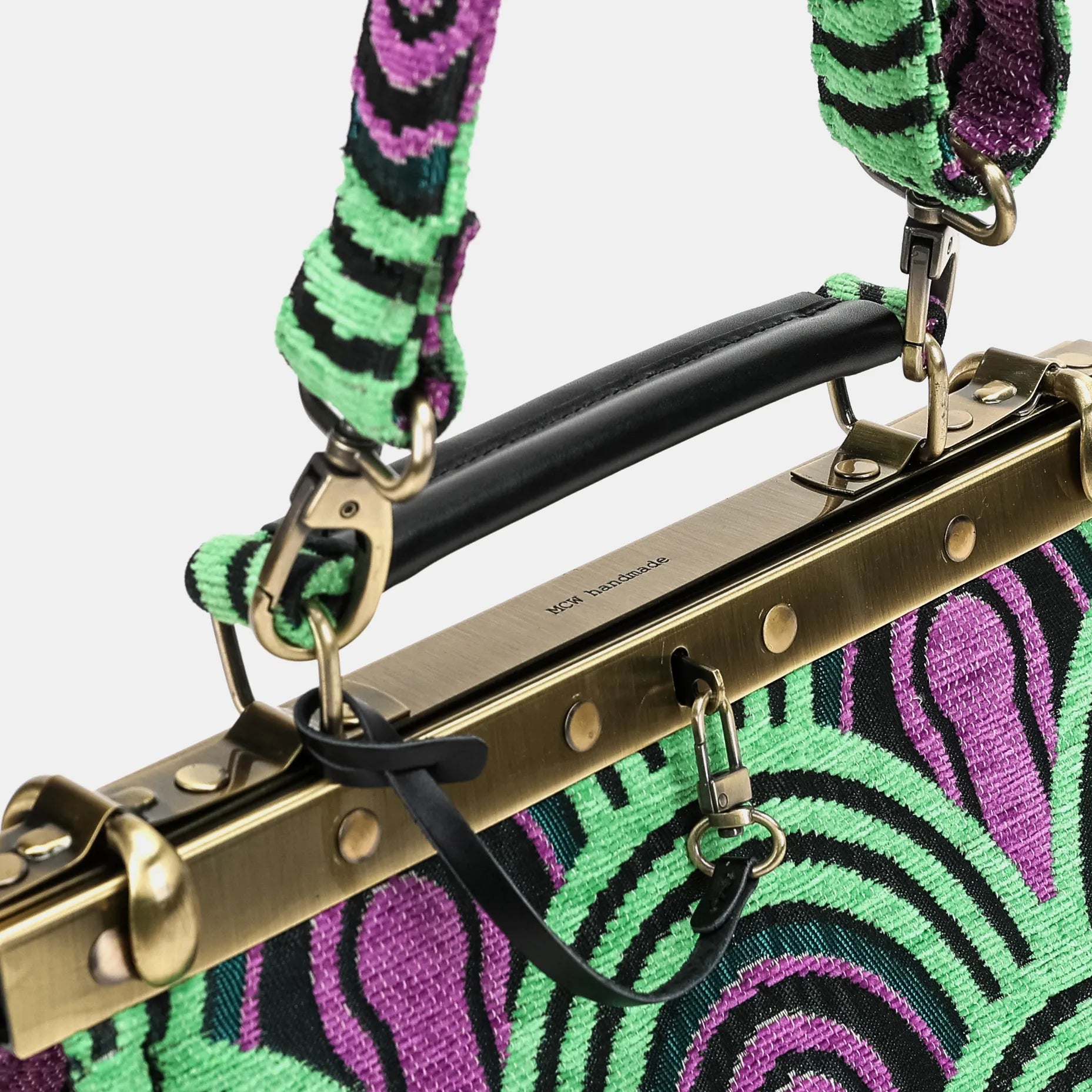 The Shining Room 237 Cecile Carpet Purse Gladstone Bag of America handle