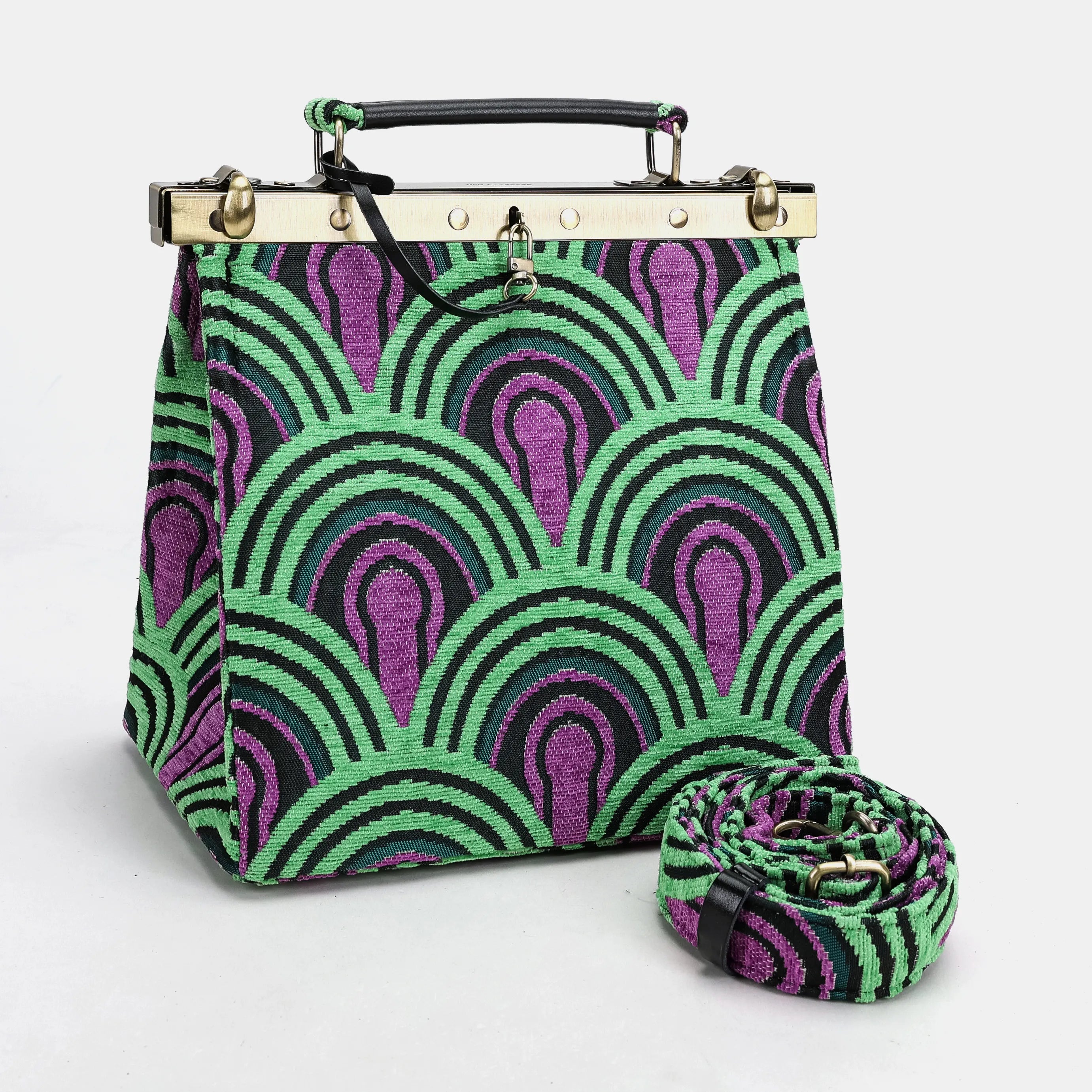 The Shining Room 237 Cecile Carpet Purse Gladstone Bag of America with shoulder strap