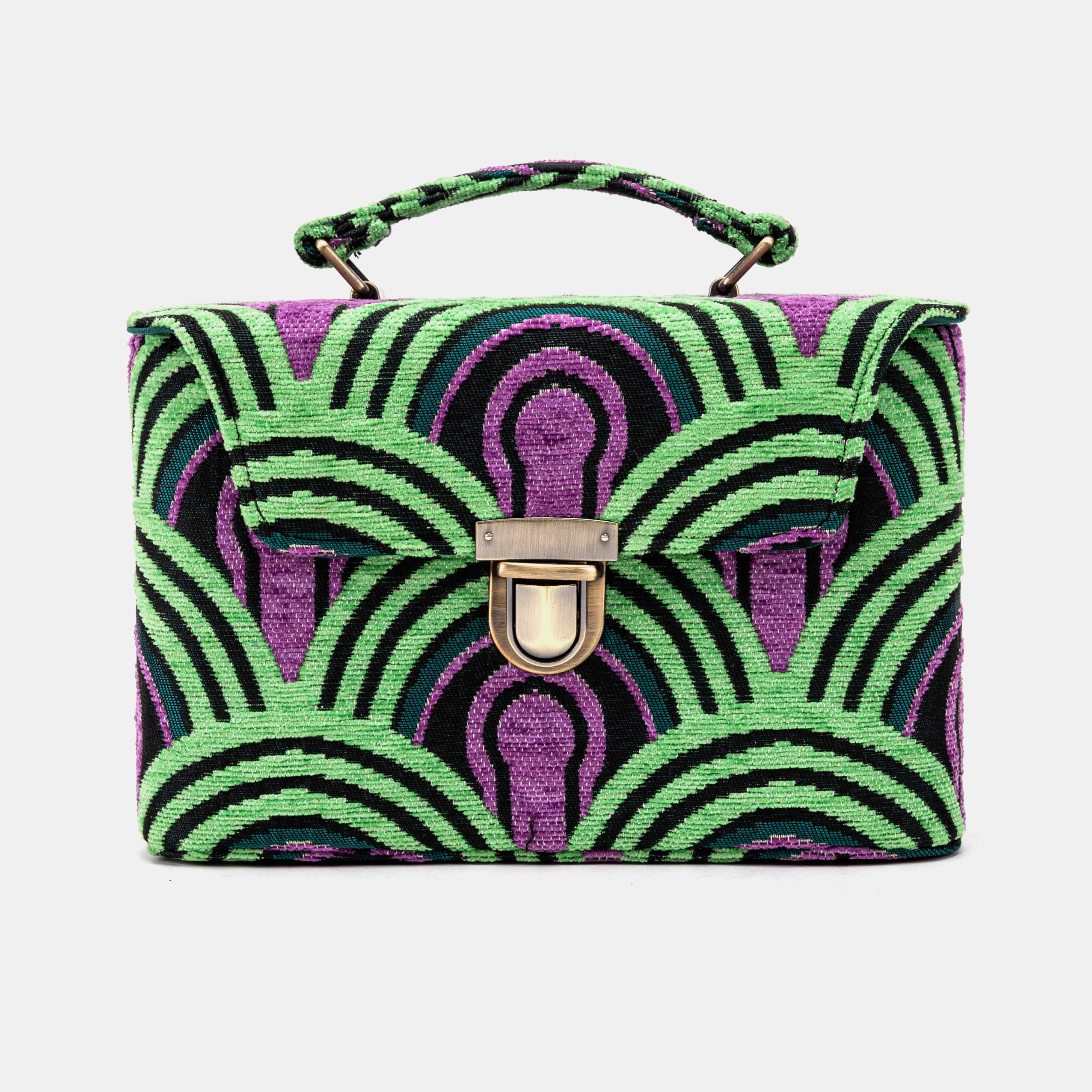 The Shining Room 237 Clara Medium Train Case Purse of America front