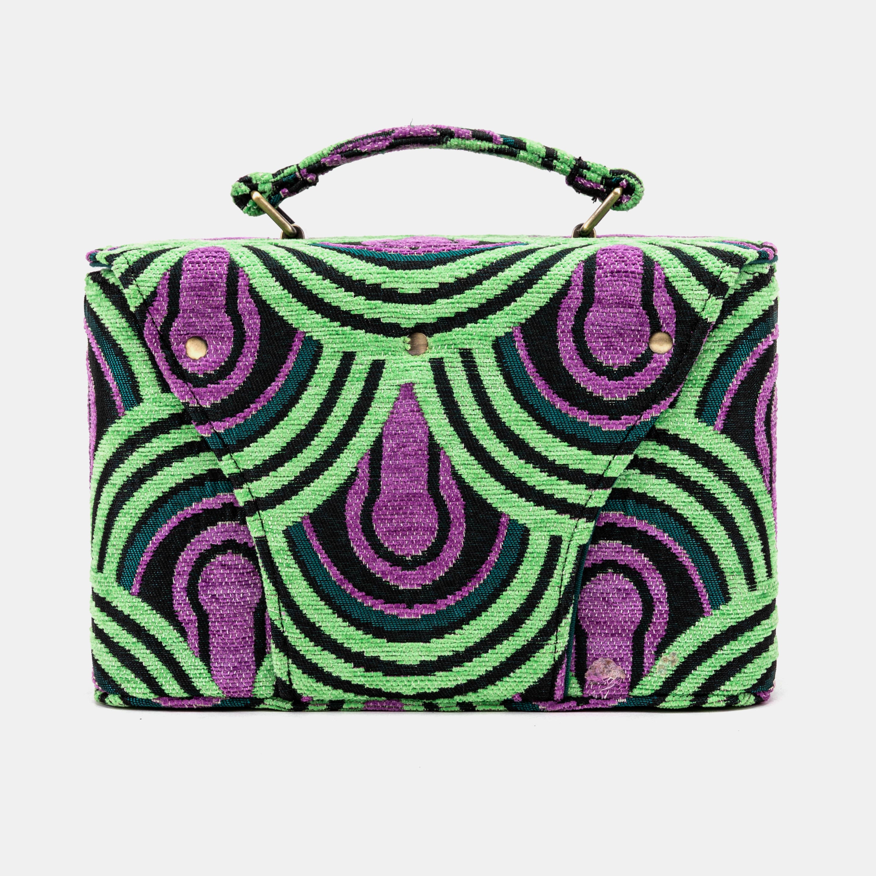 The Shining Room 237 Clara Medium Train Case Purse of America back