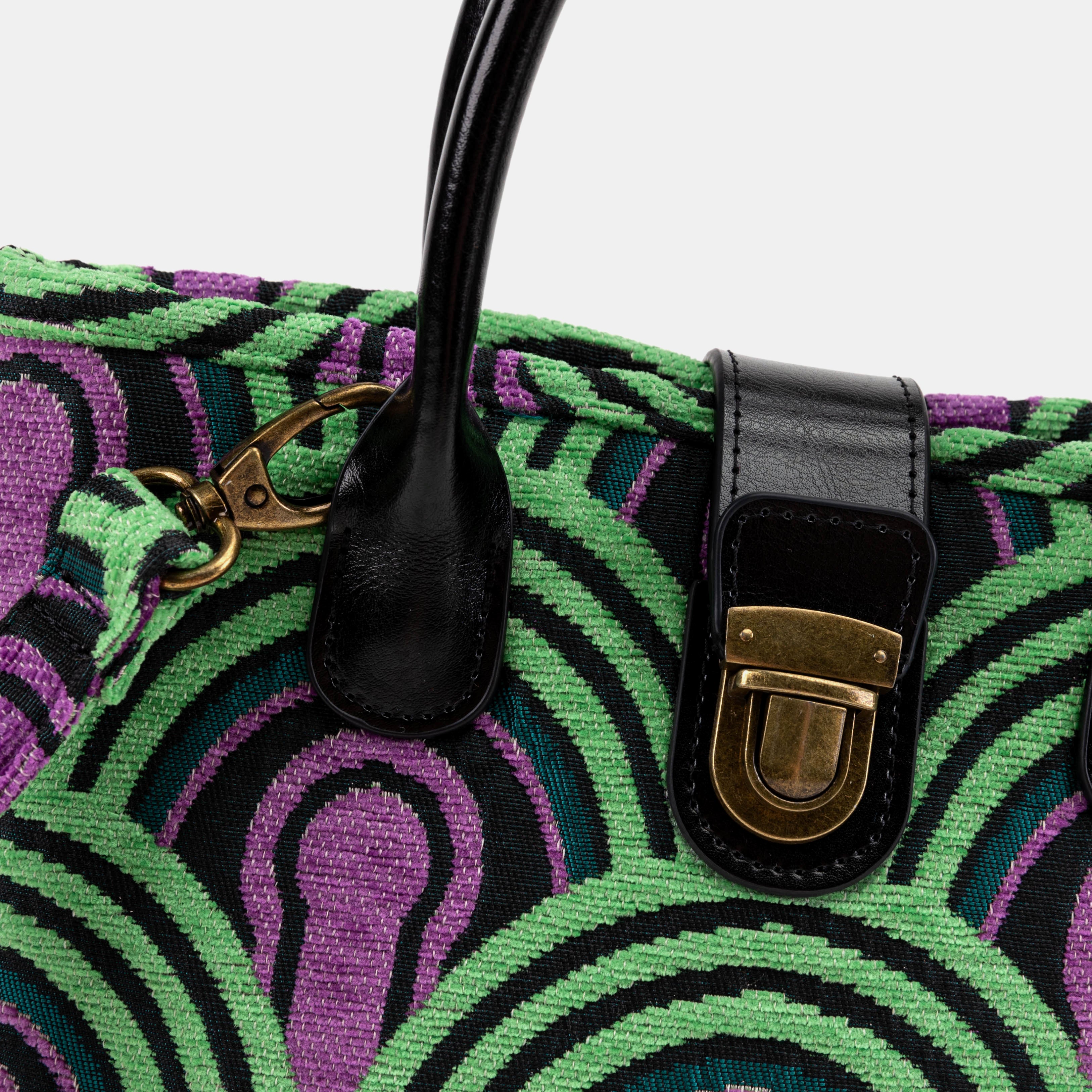 The Shining Room 237 Tuck Lock Carpet Satchel of America detail