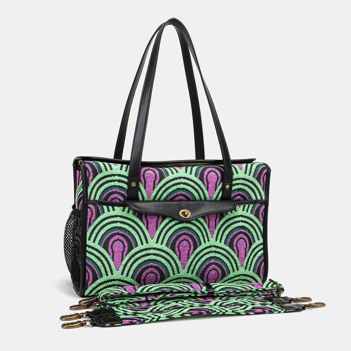 The Shining Room 237 Vintage Carpet Diaper Bag Carpetbag of America with straps