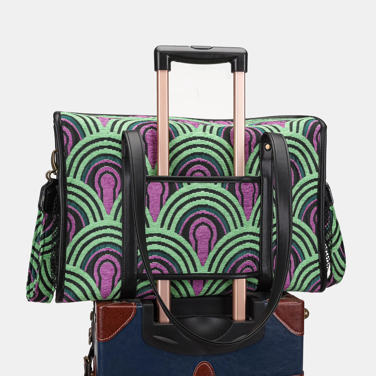 The Shining Room 237 Vintage Carpet Diaper Bag Carpetbag of America luggage sleeve