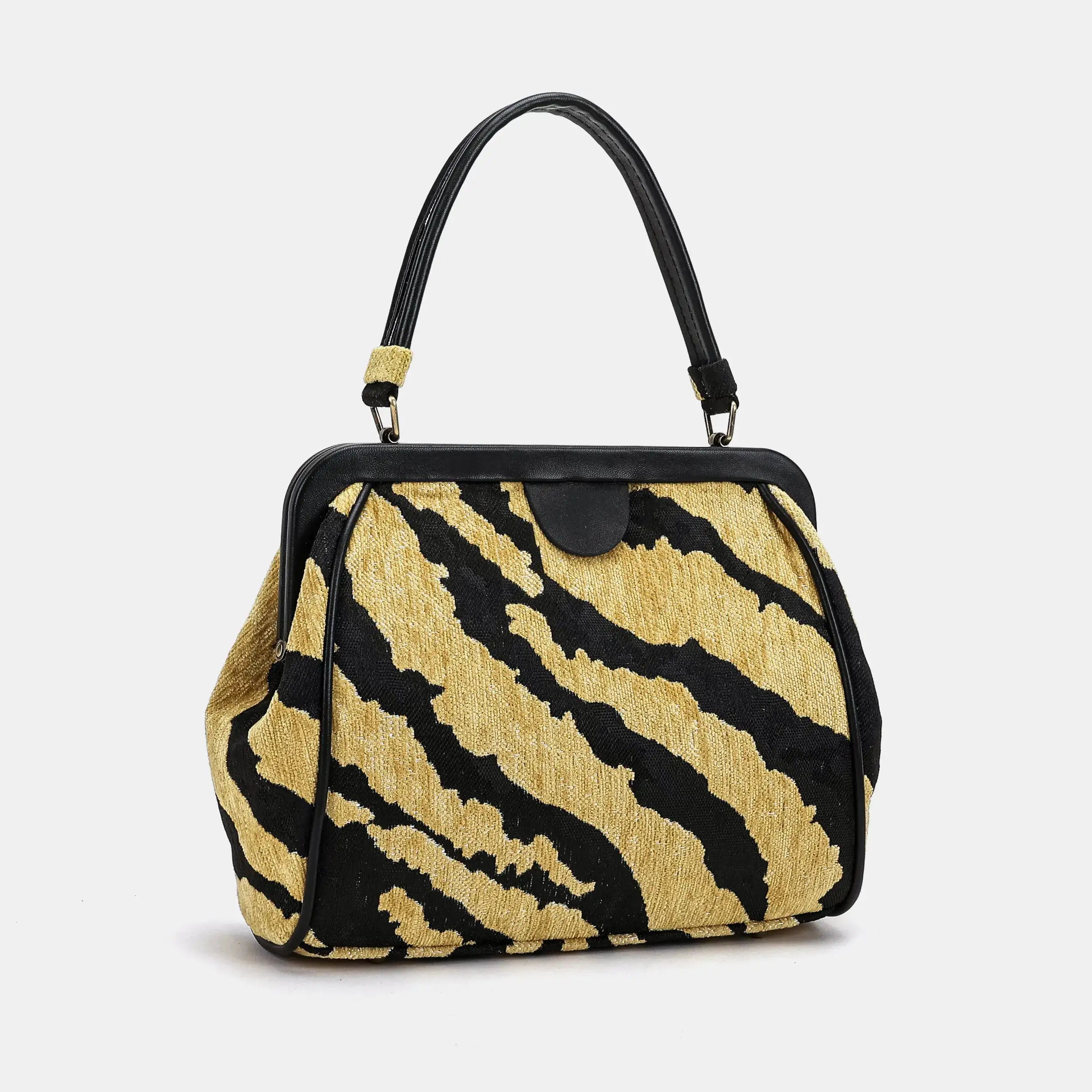 Tiger Stripe Alma Satchel Bag for America-front