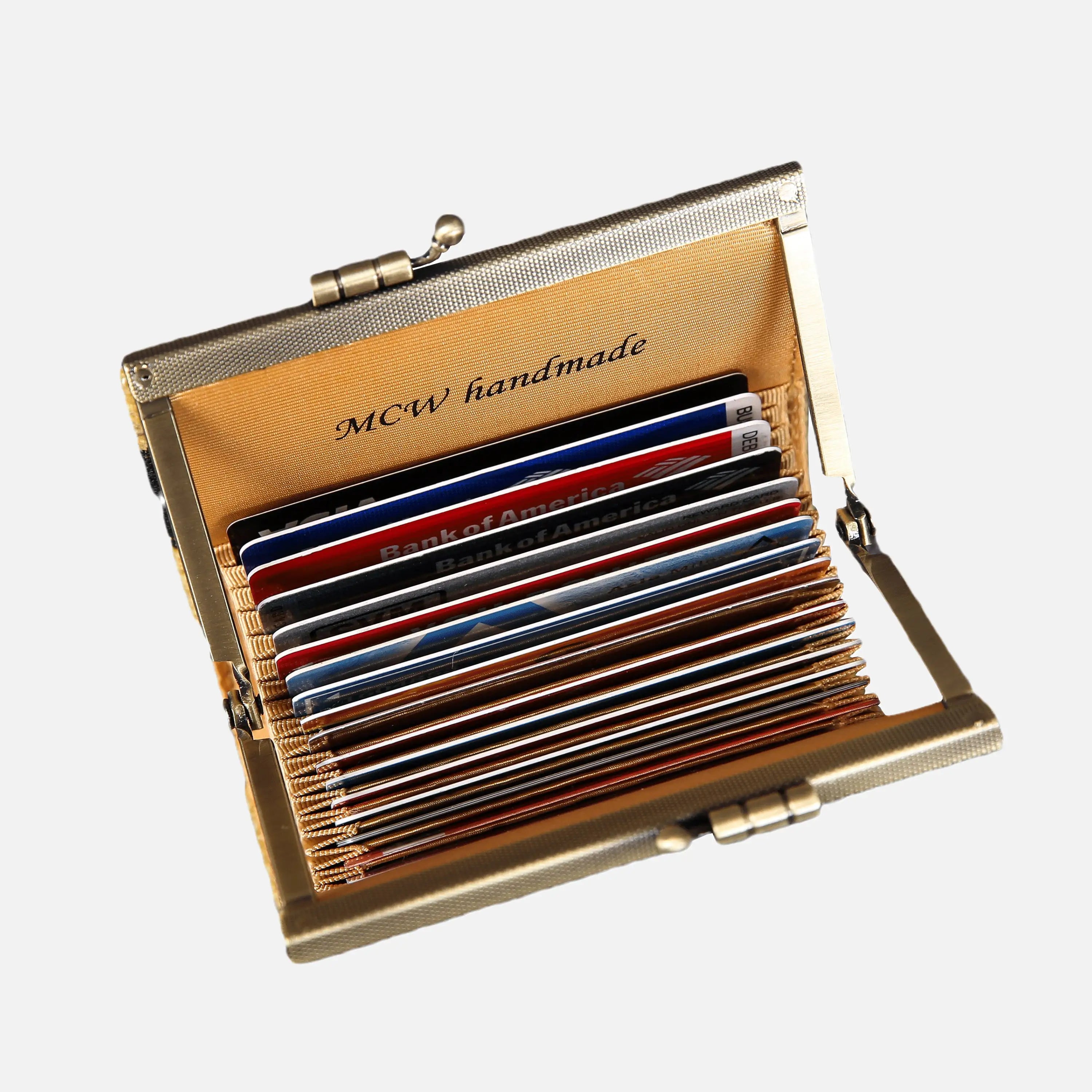Zebra Card Wallet of America 17 slots in use