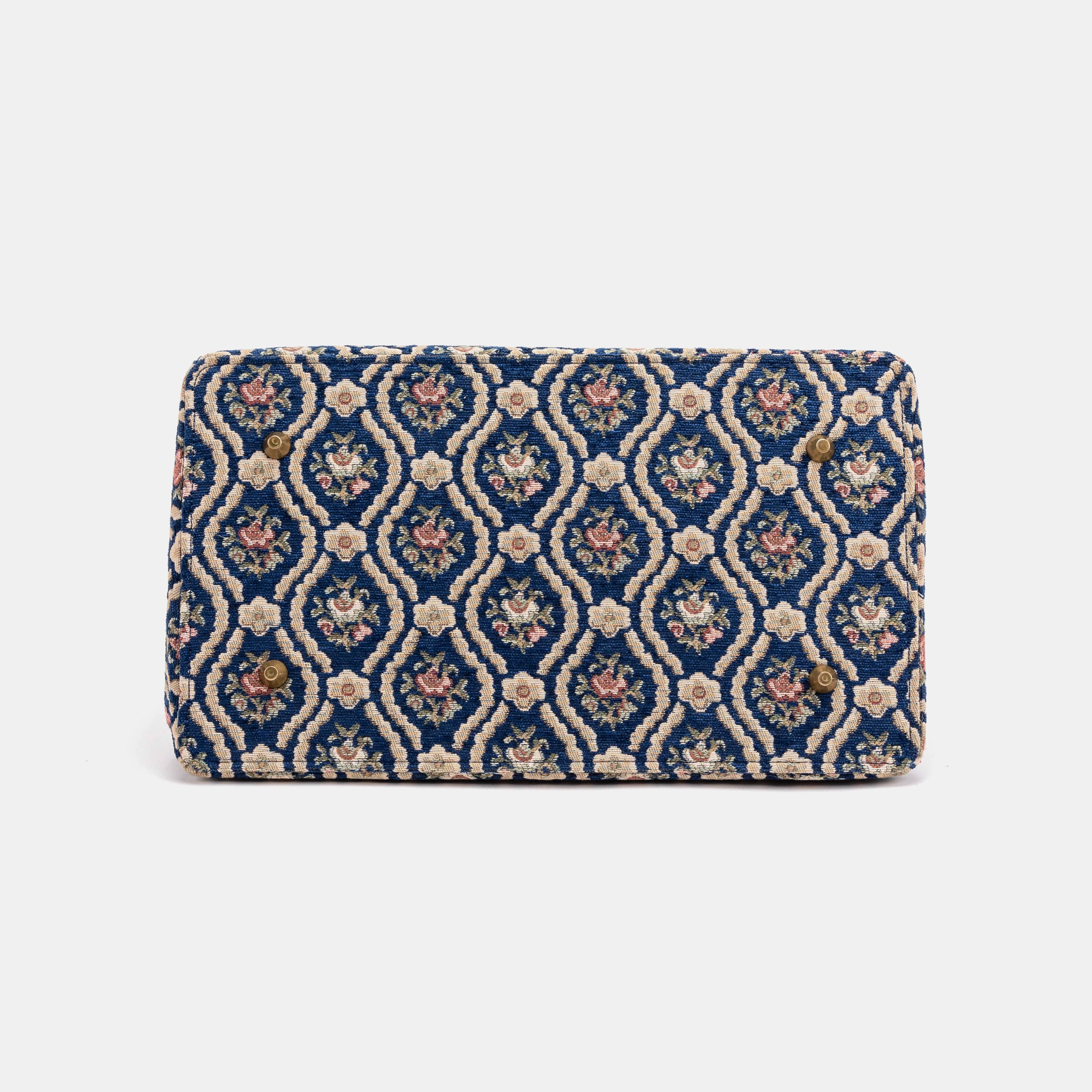 Traditional Blue Celine Carpet Gladstone Bag of America bottom