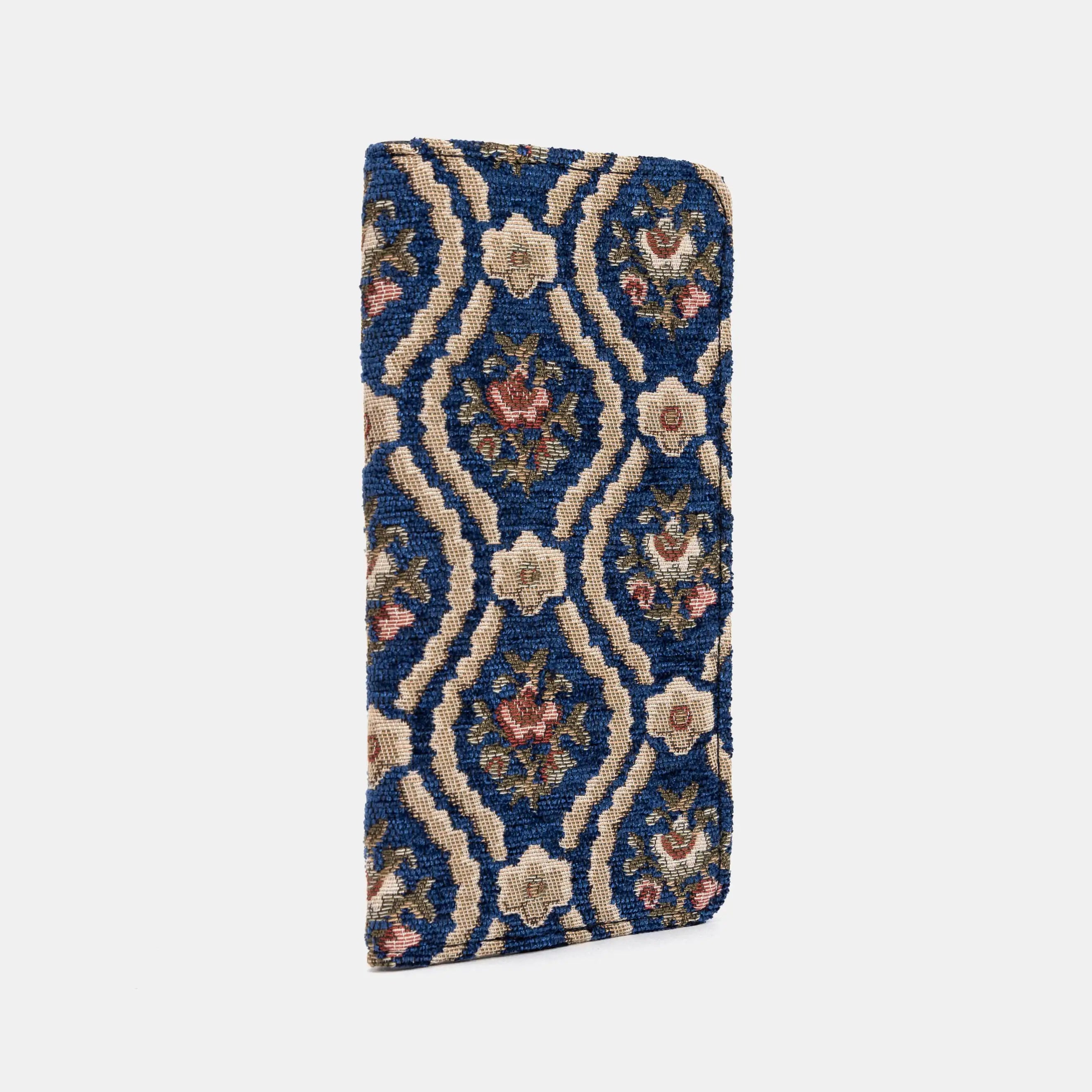 Traditional Blue Checkbook Cover of America side front