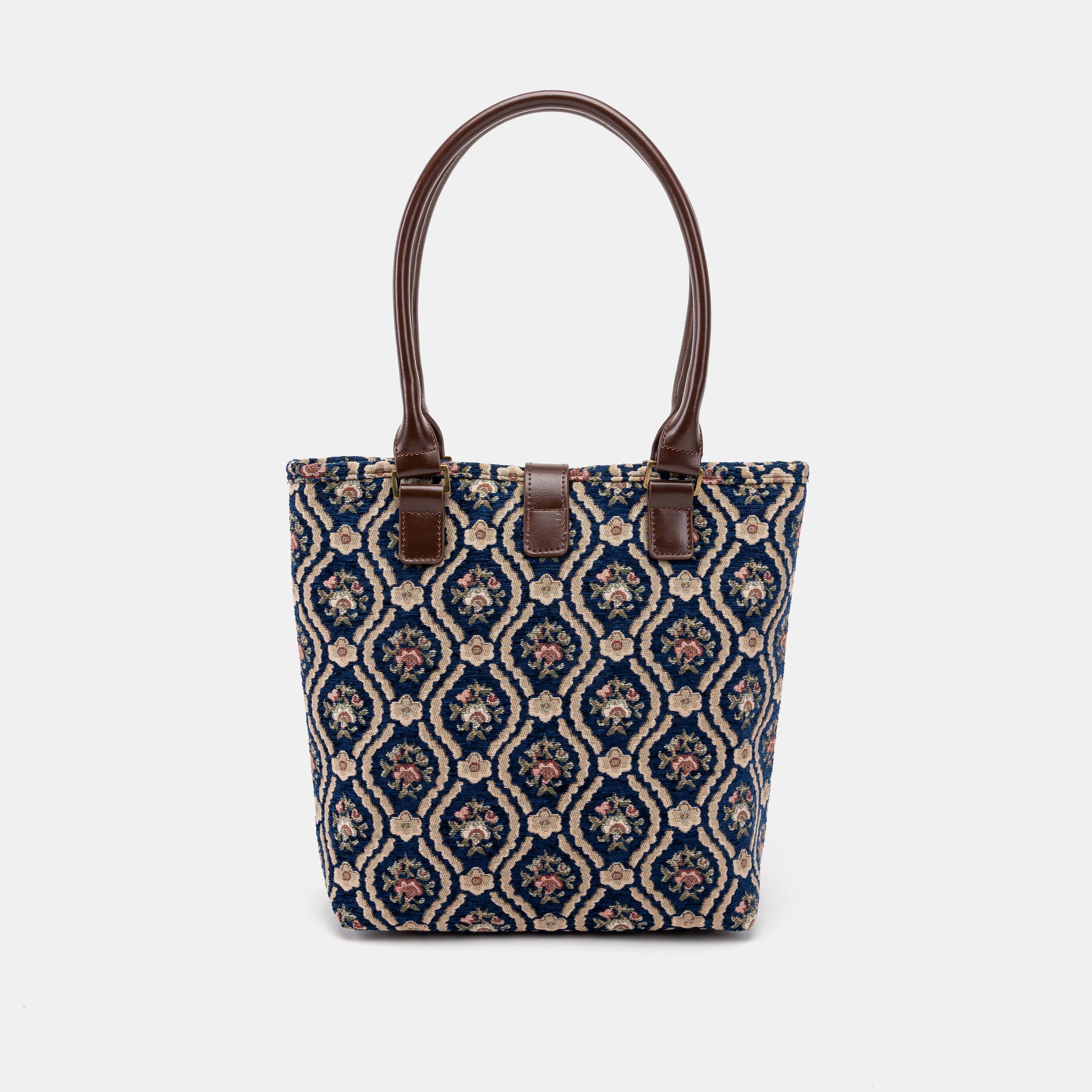Traditional Blue Everyday Tote Bag of America back