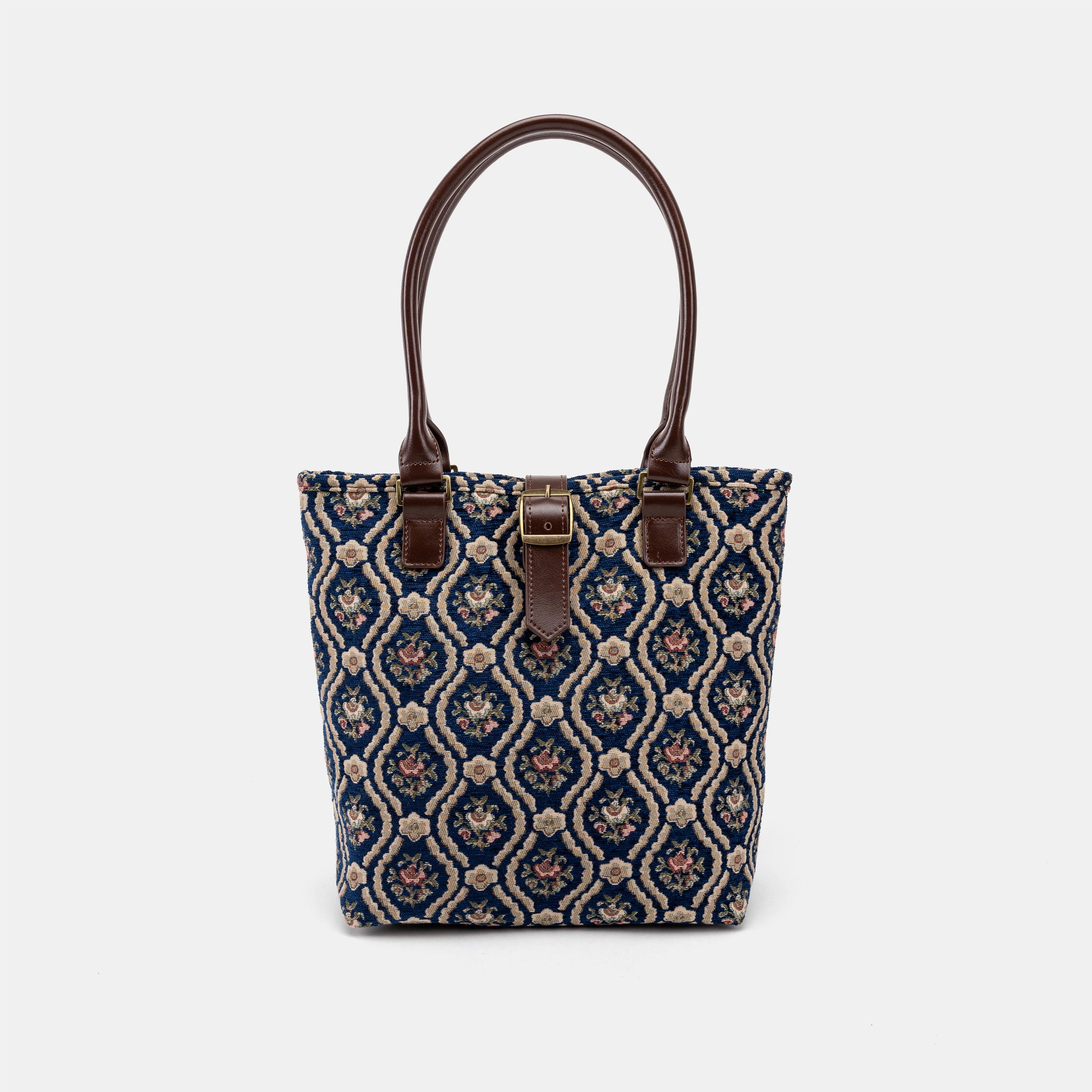Traditional Blue Everyday Tote Bag of America front