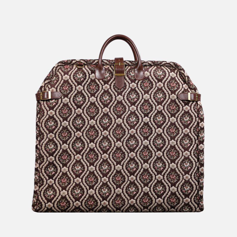 Traditional Brown Carpet Garment Bag carpet bag of America main