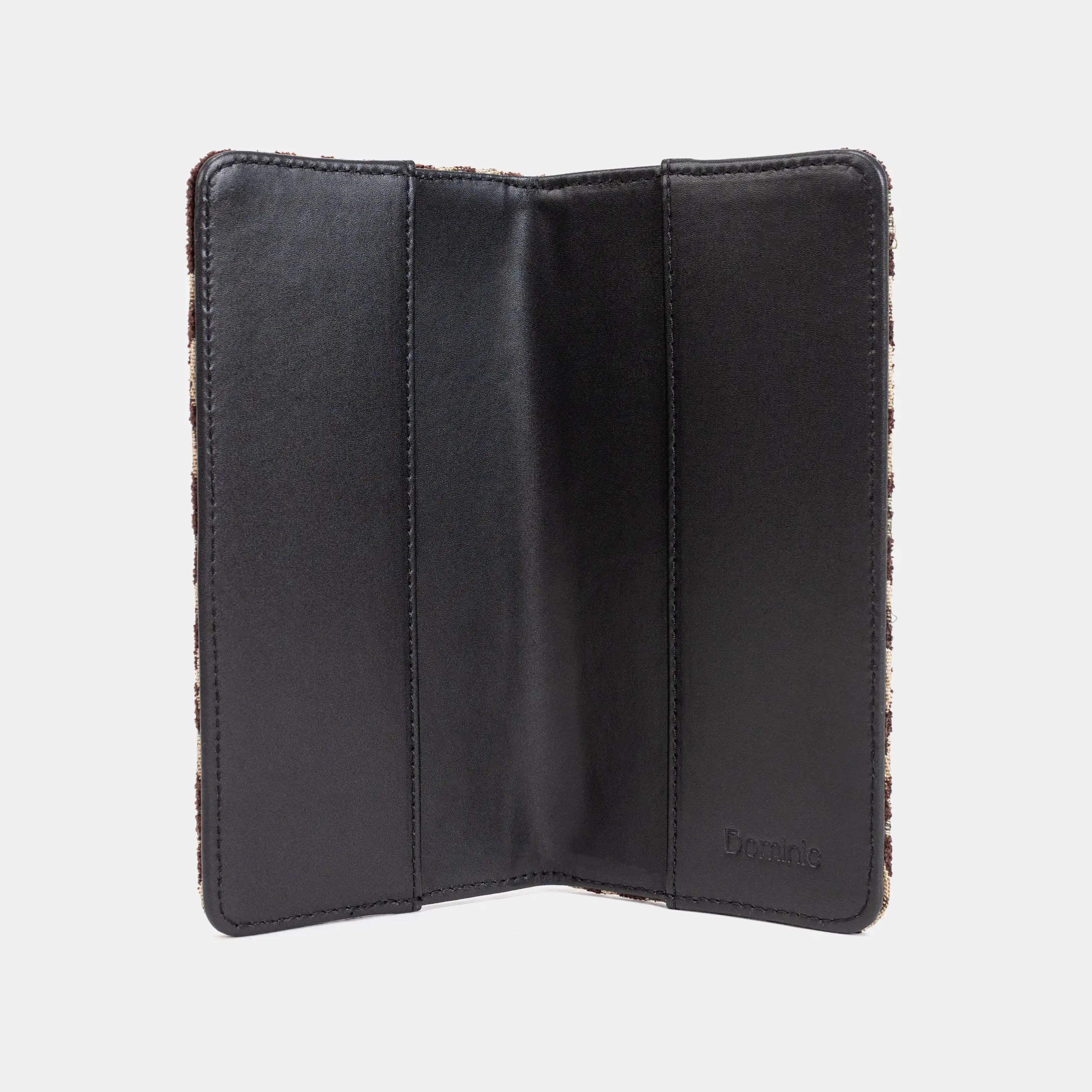Traditional Coffee Checkbook Cover of America inside