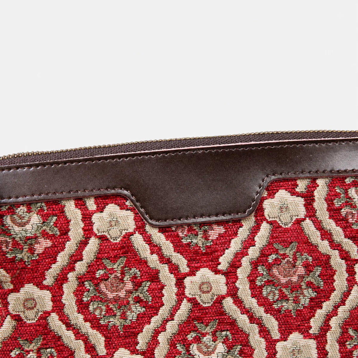 Traditional Red Carpet Makeup Bag carpet bag MCW Handmade of America details