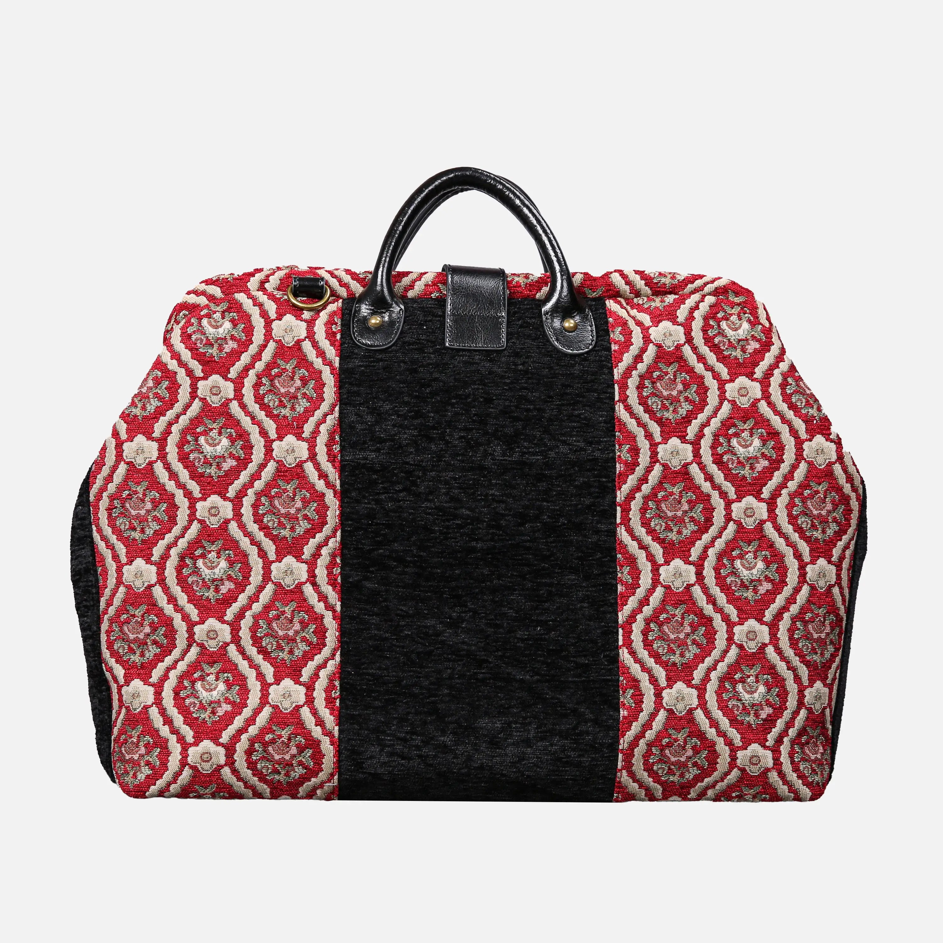 Traditional Red carpet bag of America back