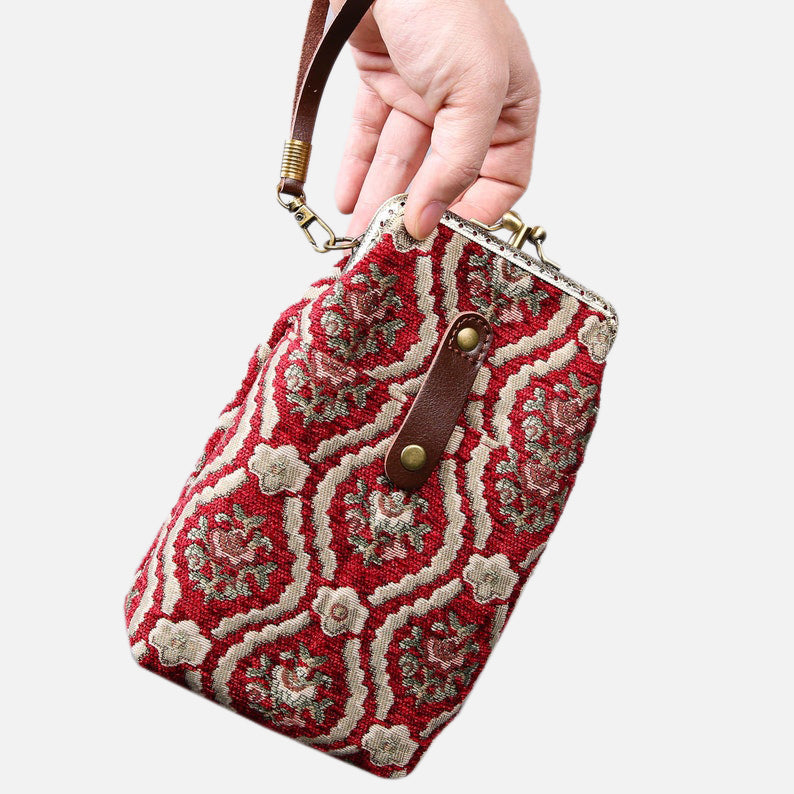 Traditional Series Carpet Phone Case Carpetbag of America Red main