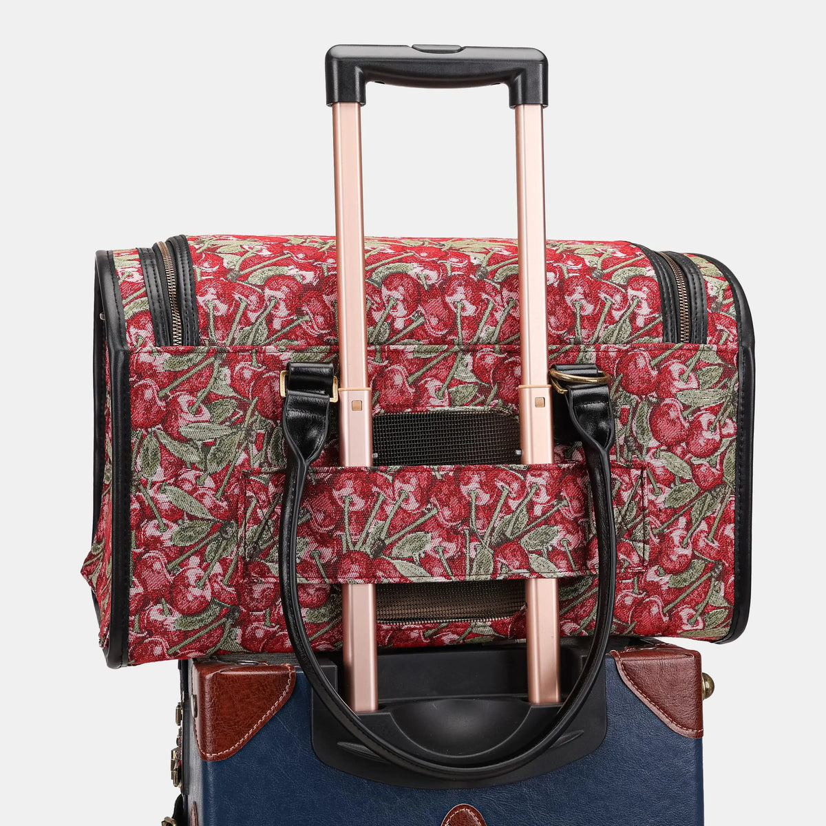 Travel Dog Carrier Bag Cherry Cascade of America luggage holder