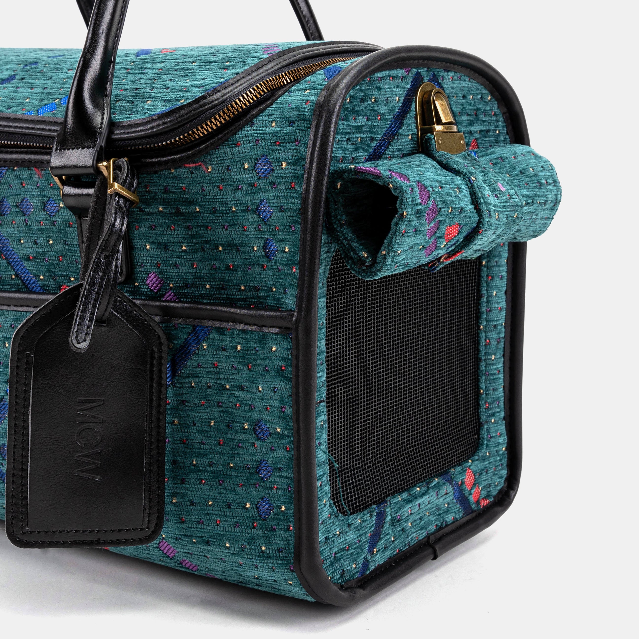 Travel Dog Carrier PDX Portland Airport of America side roll up flap