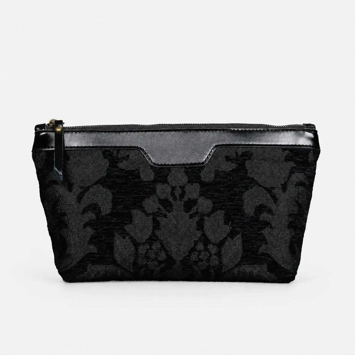 Victorian Blossom BLK/BLK Carpet Makeup Bag carpet bag MCW Handmade main