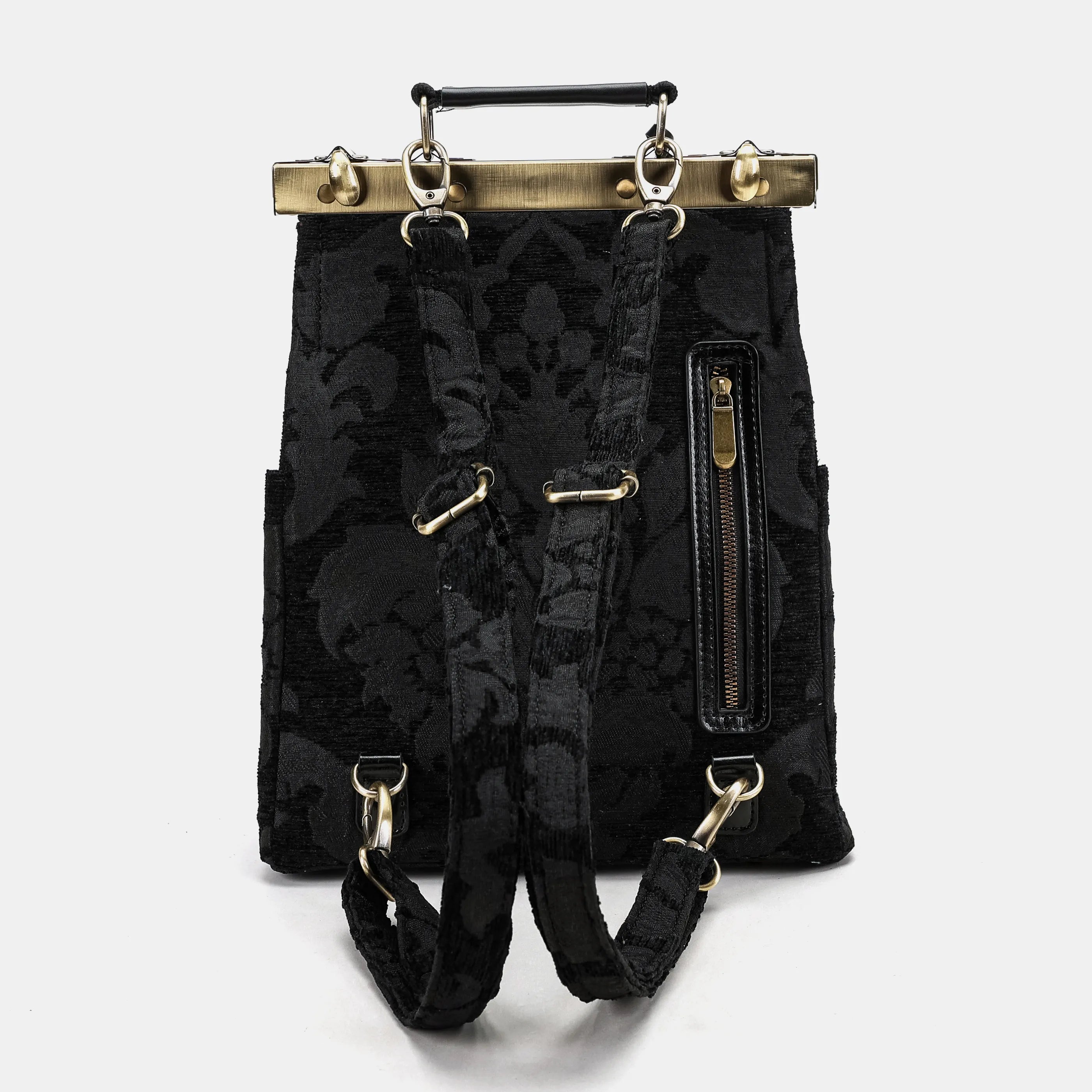 Victorian Blossom black/black Helena Carpet Gladstone Backpack of America back