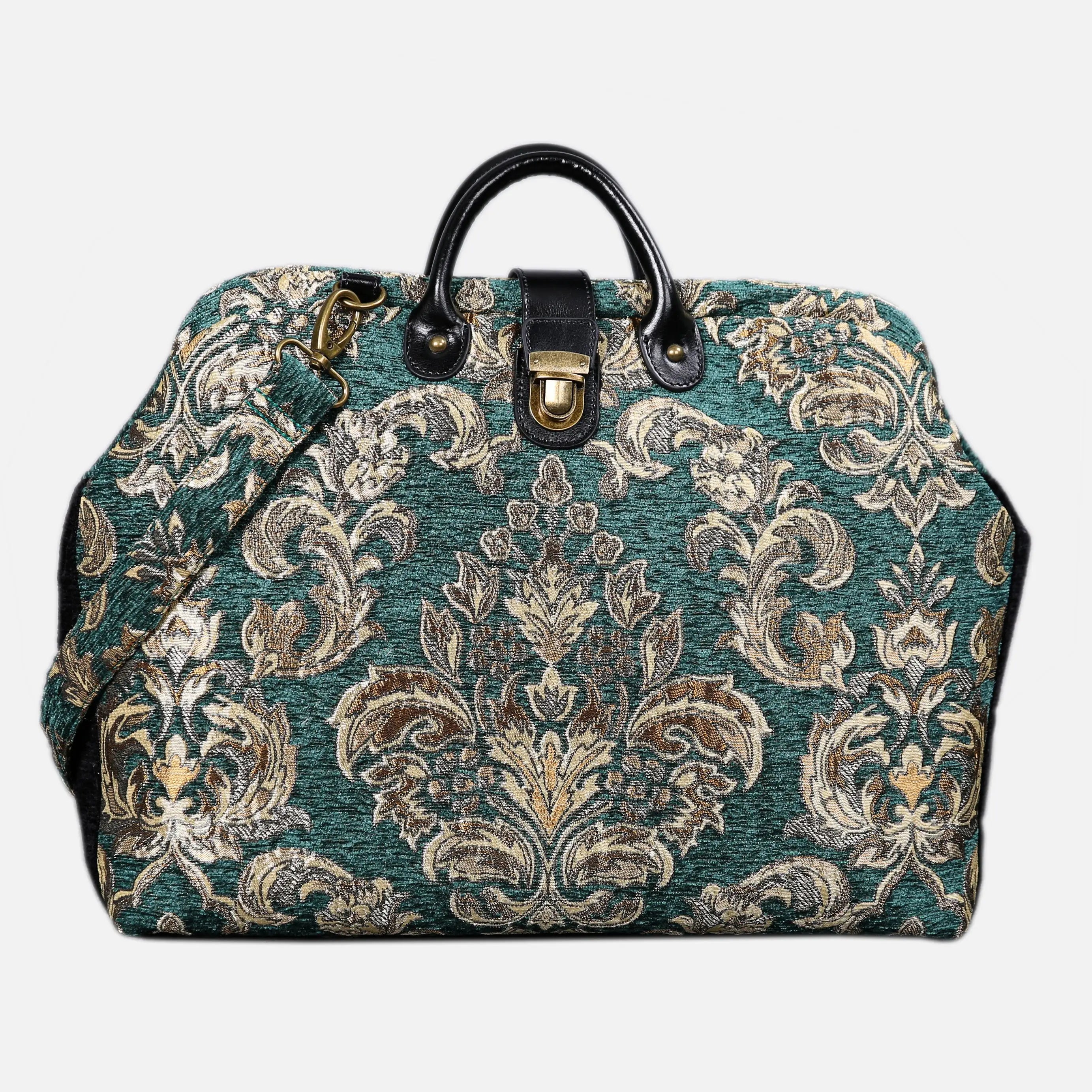 Luxury Damask Blue carpet bag of America main