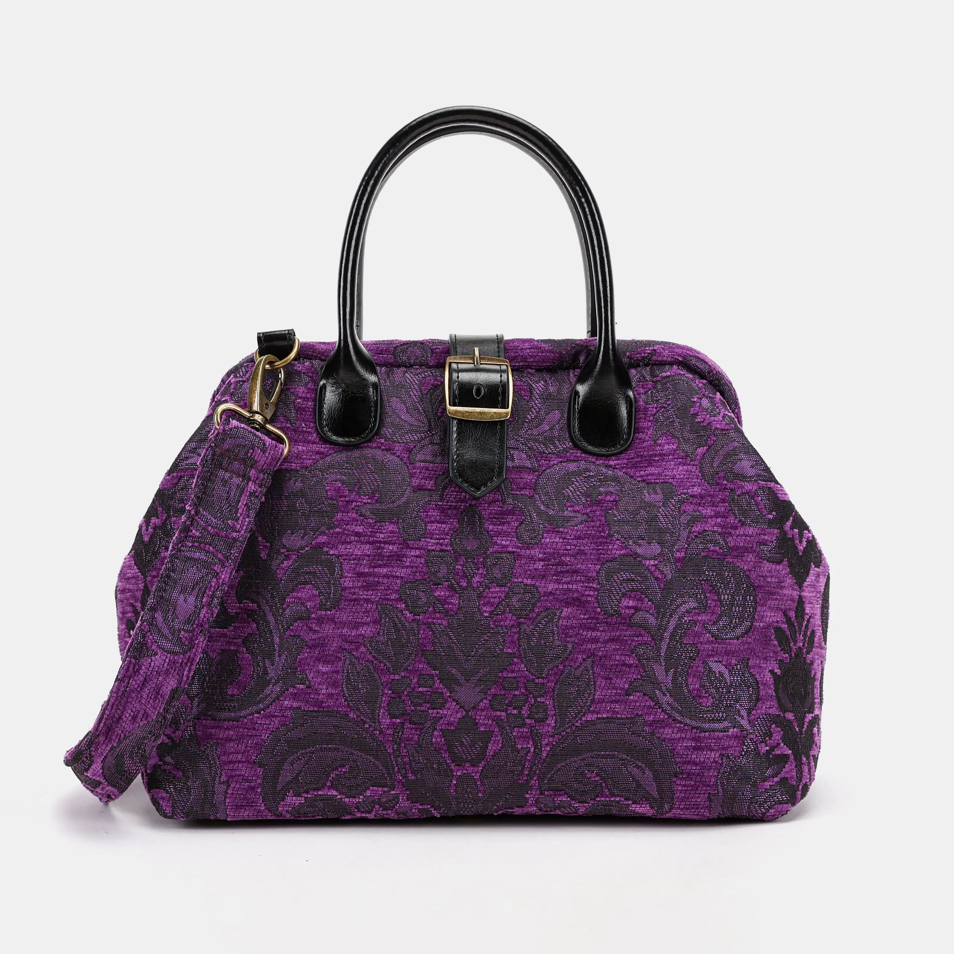 Victorian Blossom Purple Carpet Handbag Purse of America main
