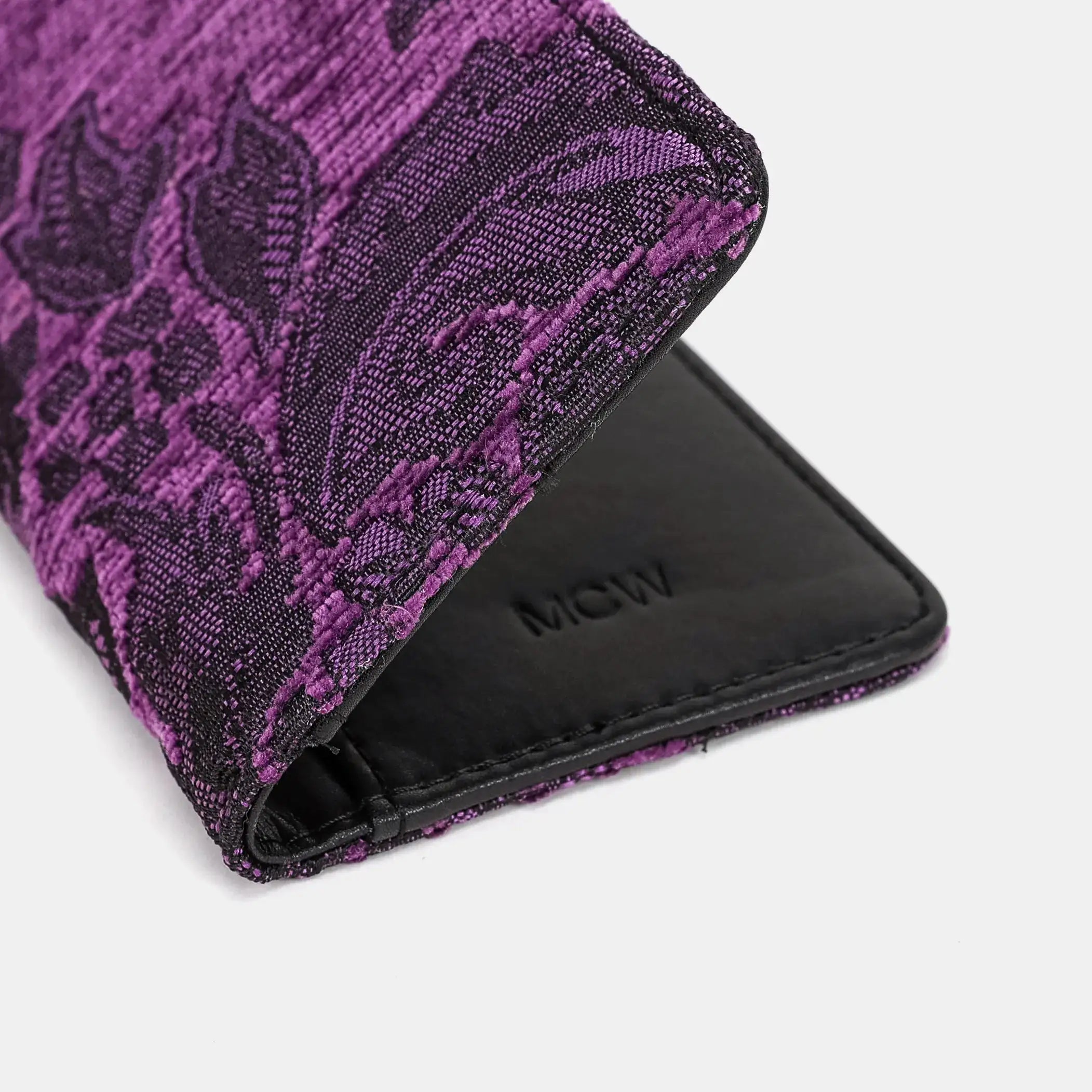 Victorian Blossom Purple Checkbook Cover of America bottom