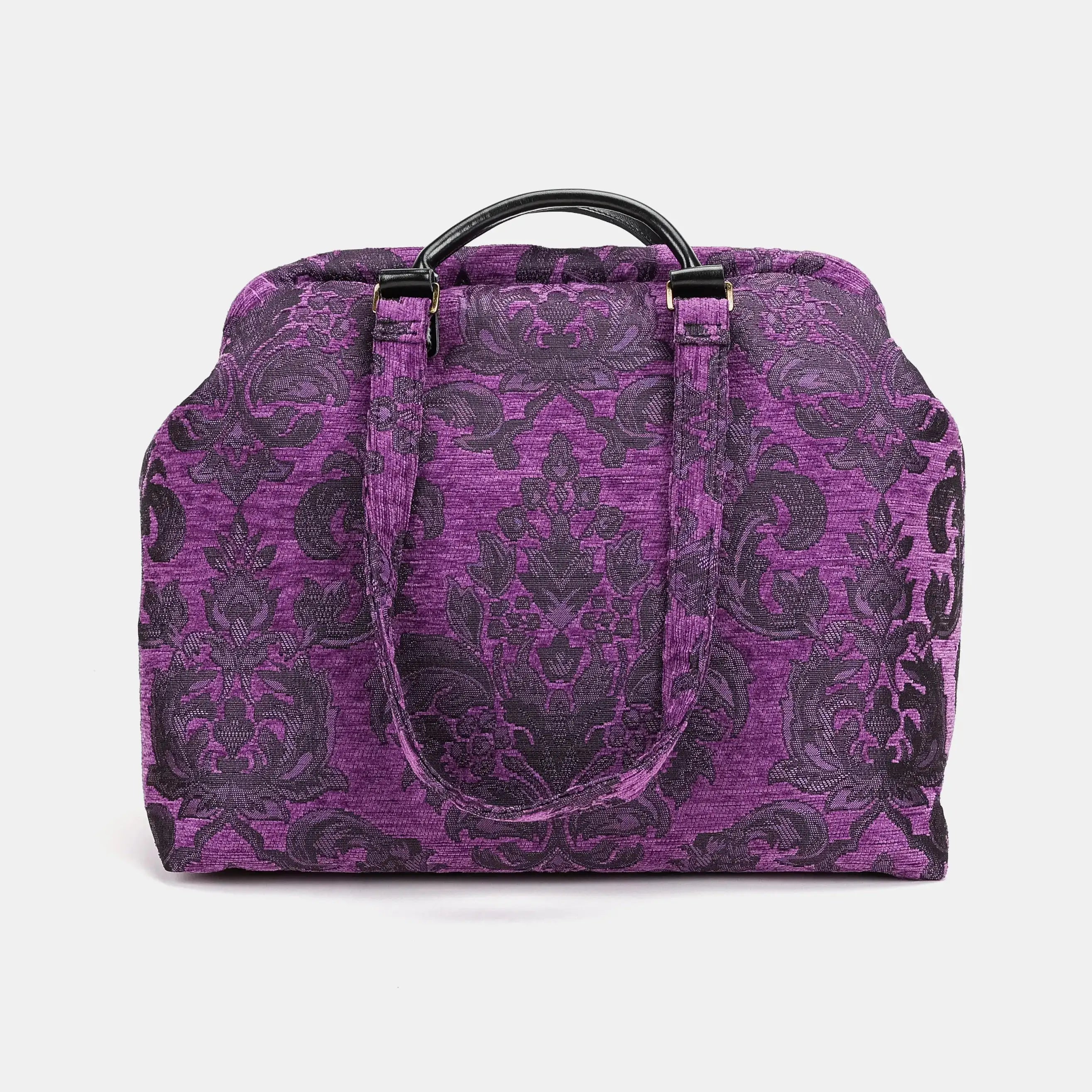 Victorian Blossom Purple Knitting Project Bag of America-front