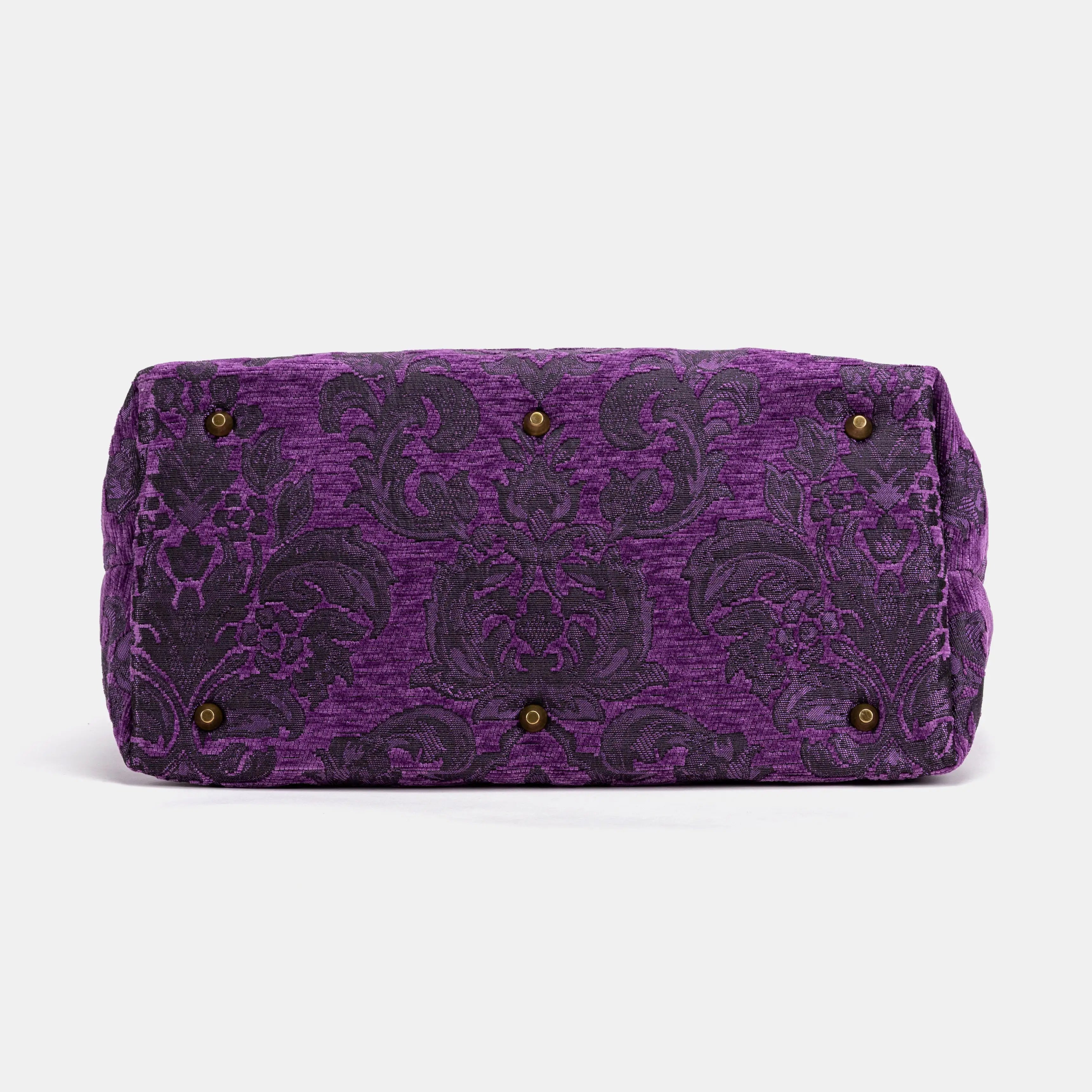 Mary Poppins Weekender Bag Victorian Blossom Purple bottom