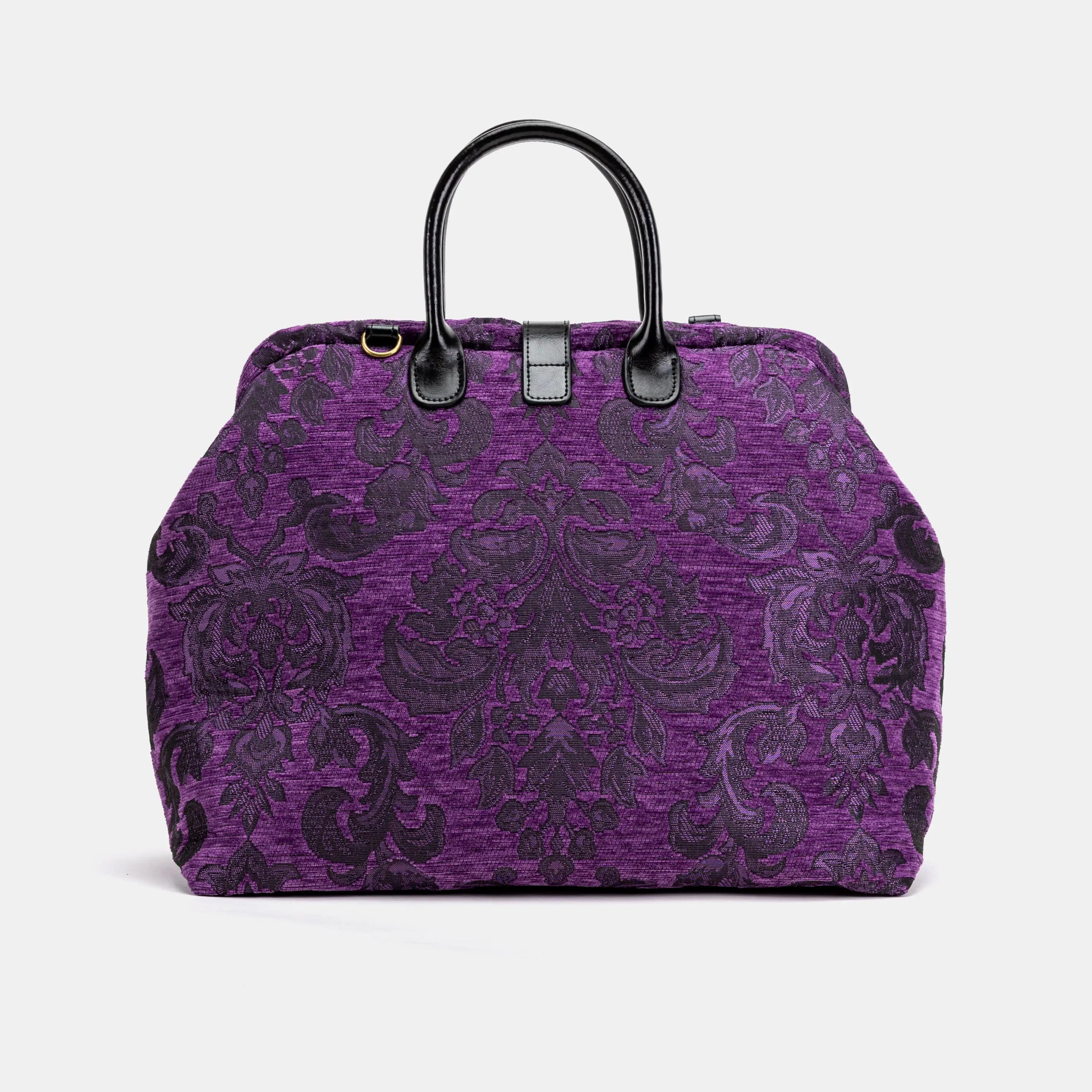 Mary Poppins Weekender Bag Victorian Blossom Purple back