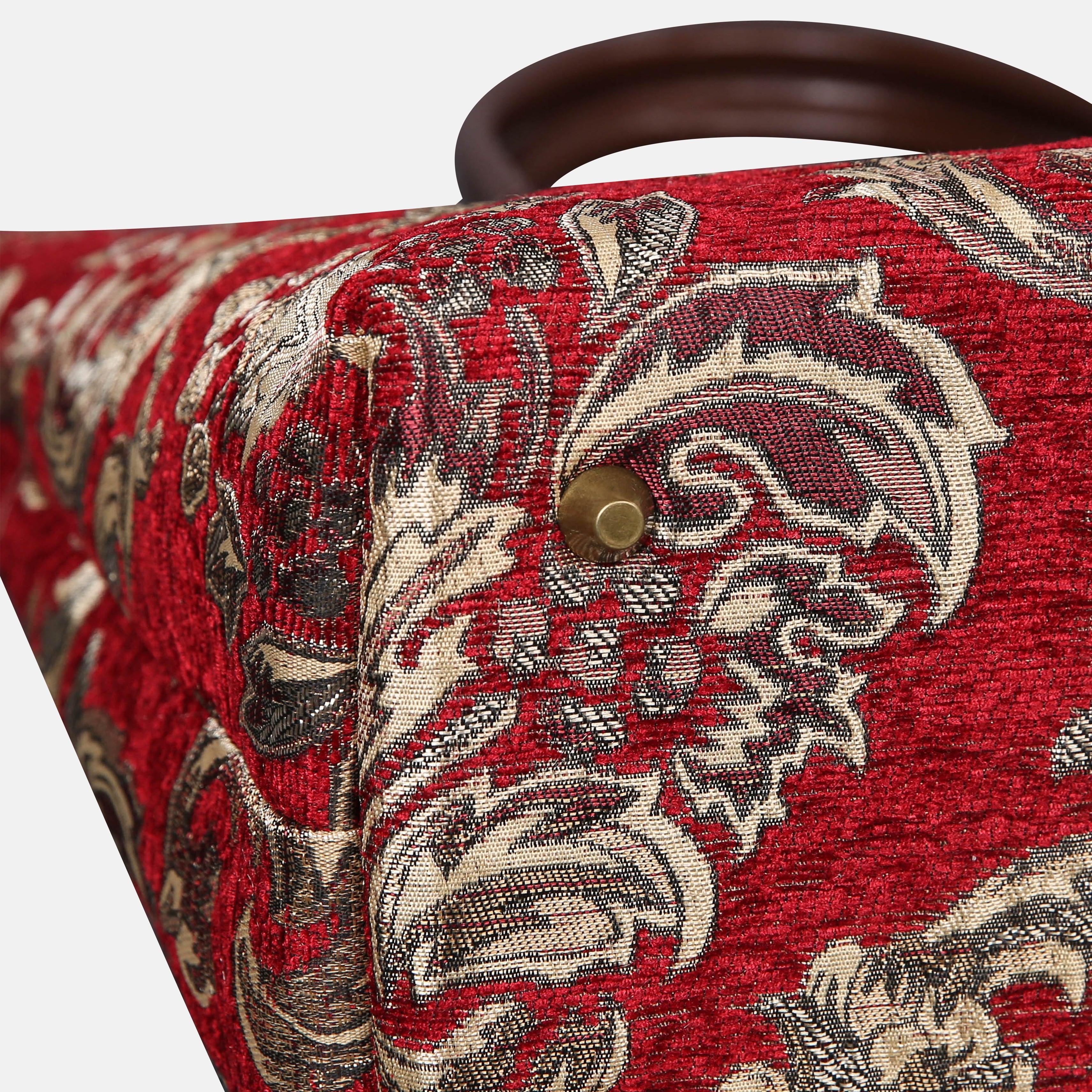 Victorian Blossom Red Carpet Tote Shopper Carpetbag of America bottom