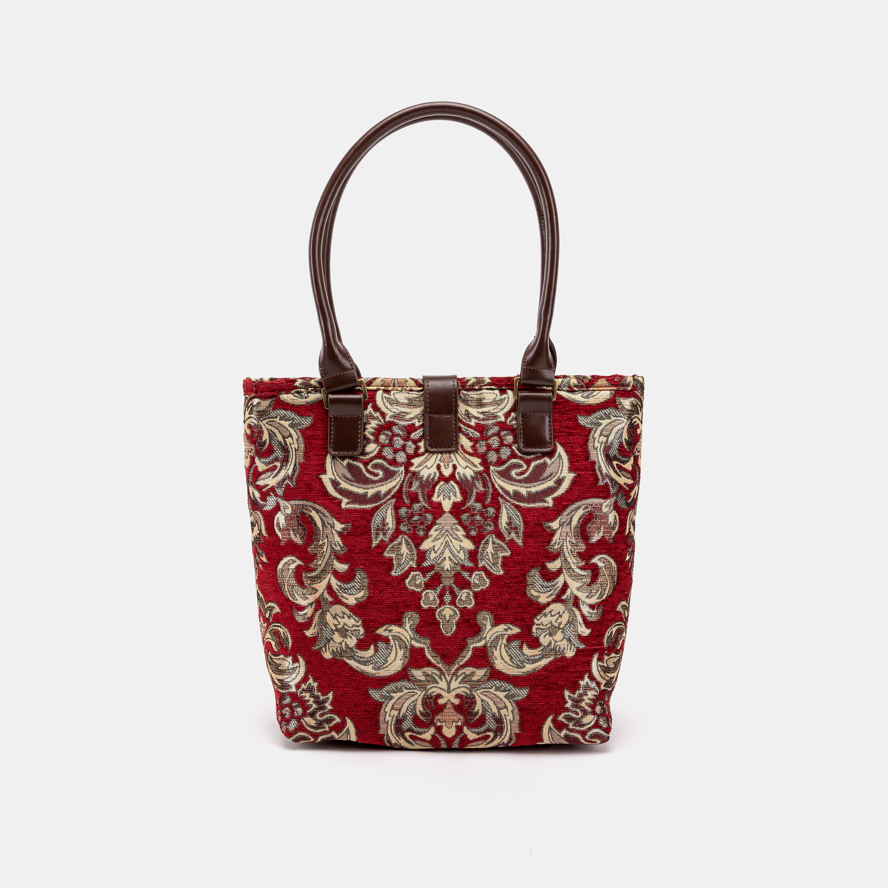Victorian Blossom Red Everyday Tote Bag of America back