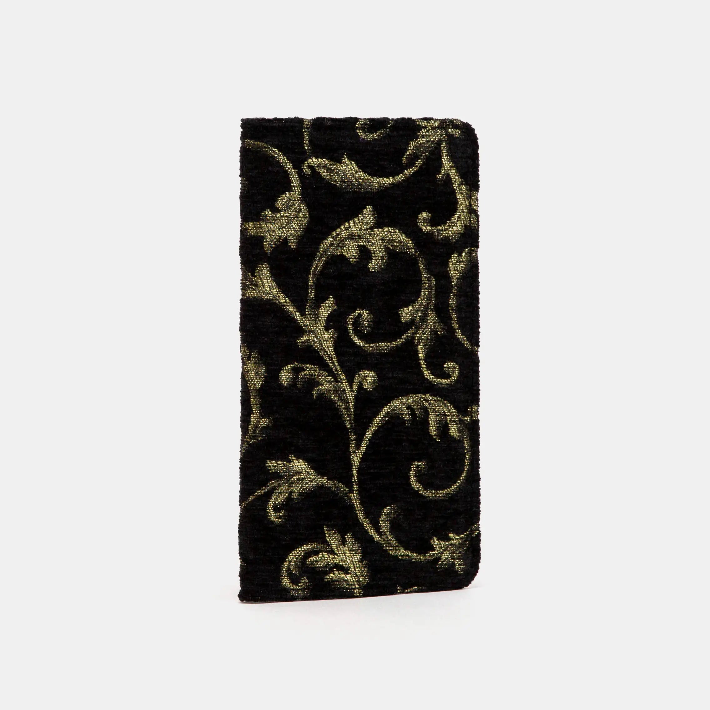 Vintage Scroll Black/Green Checkbook Cover of America front