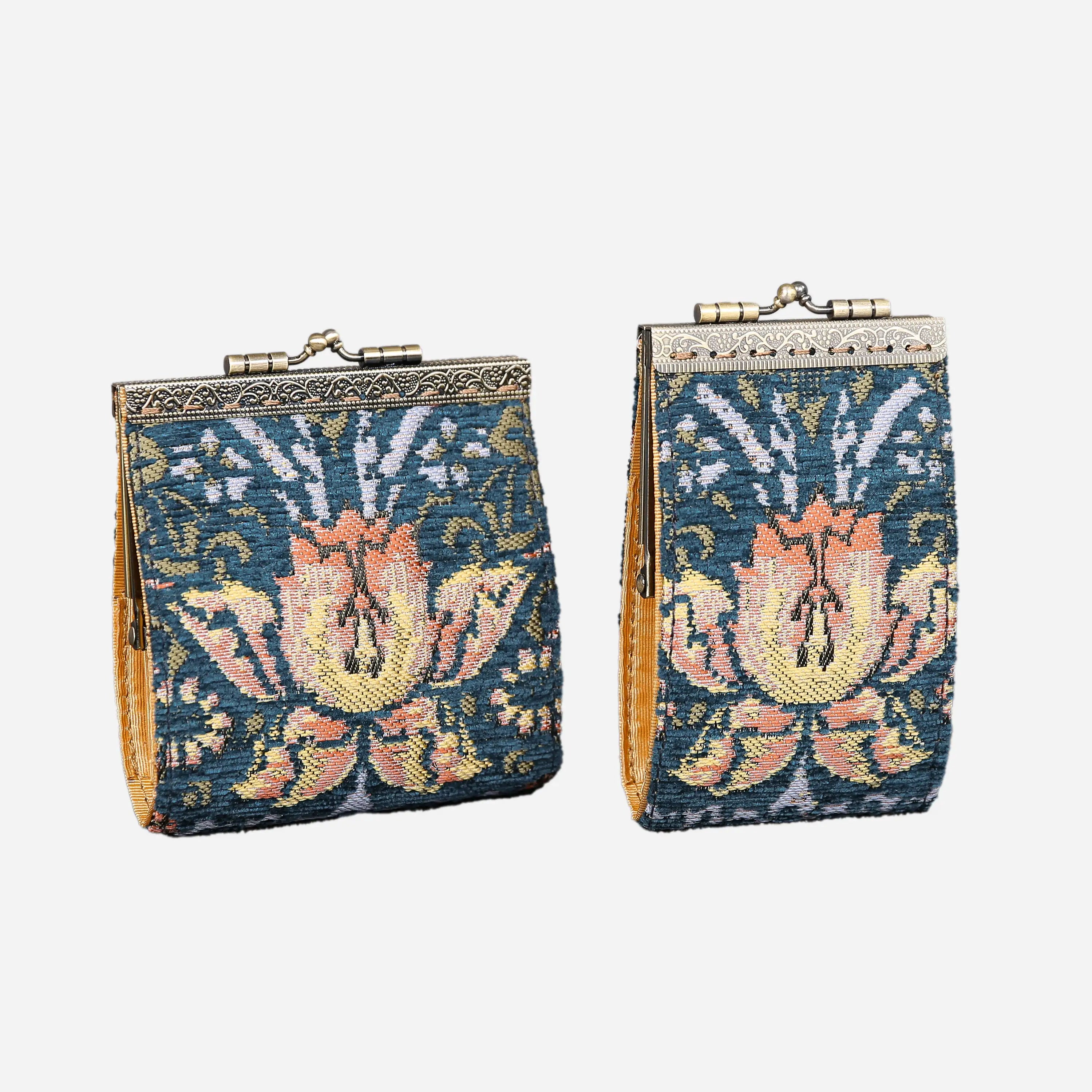 William Morris Strawberry Thief Card Wallet of America main
