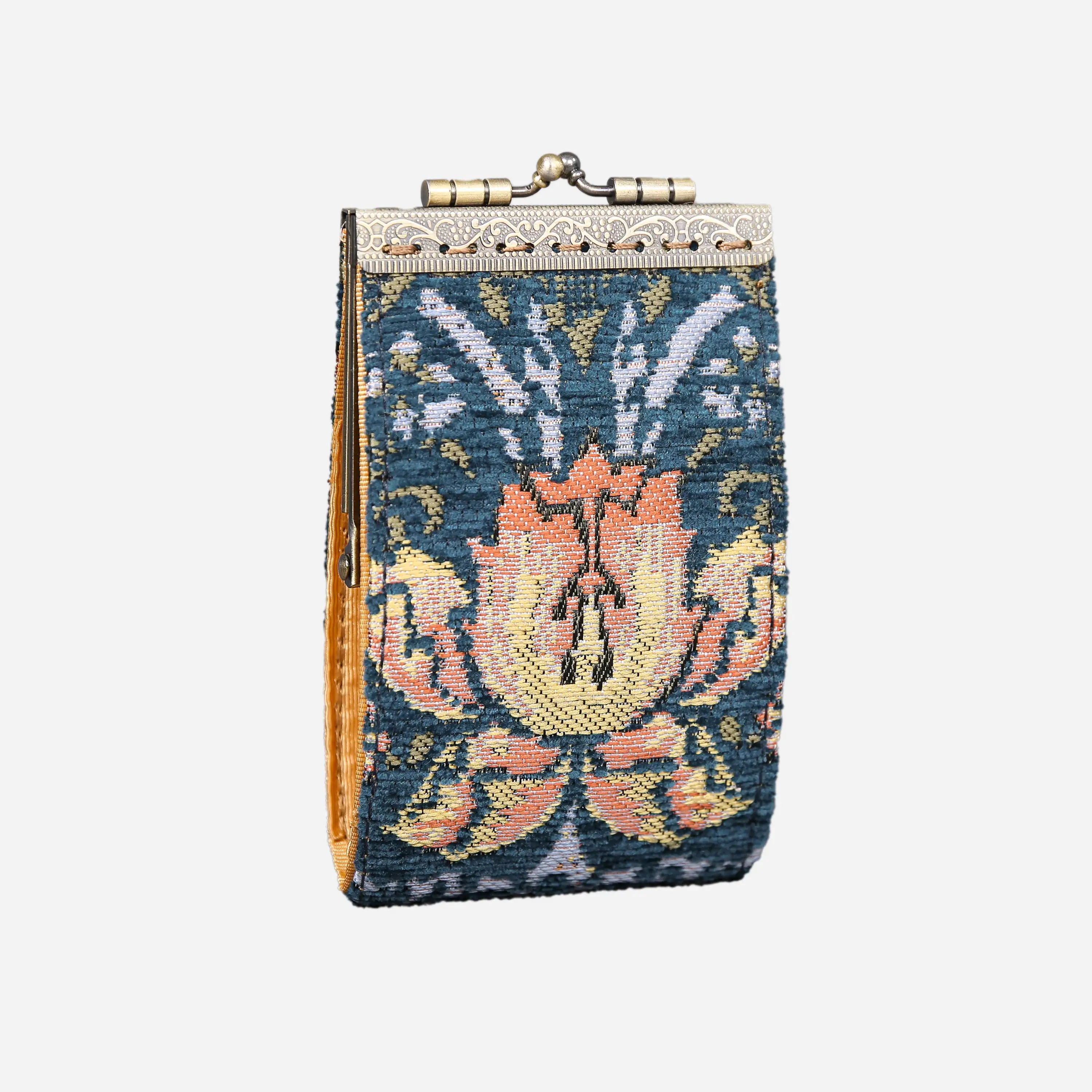 William Morris Strawberry Thief Card Wallet of America 11 front