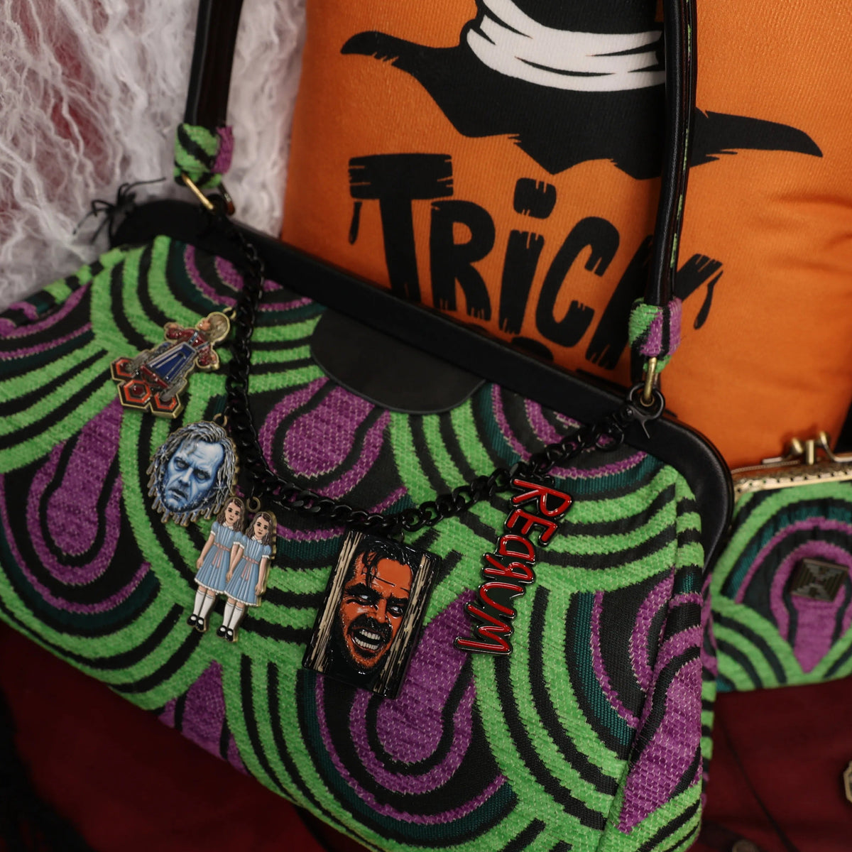 Custom ''The Shining'' Inspired Bag Charm Chain | Choose Charms display