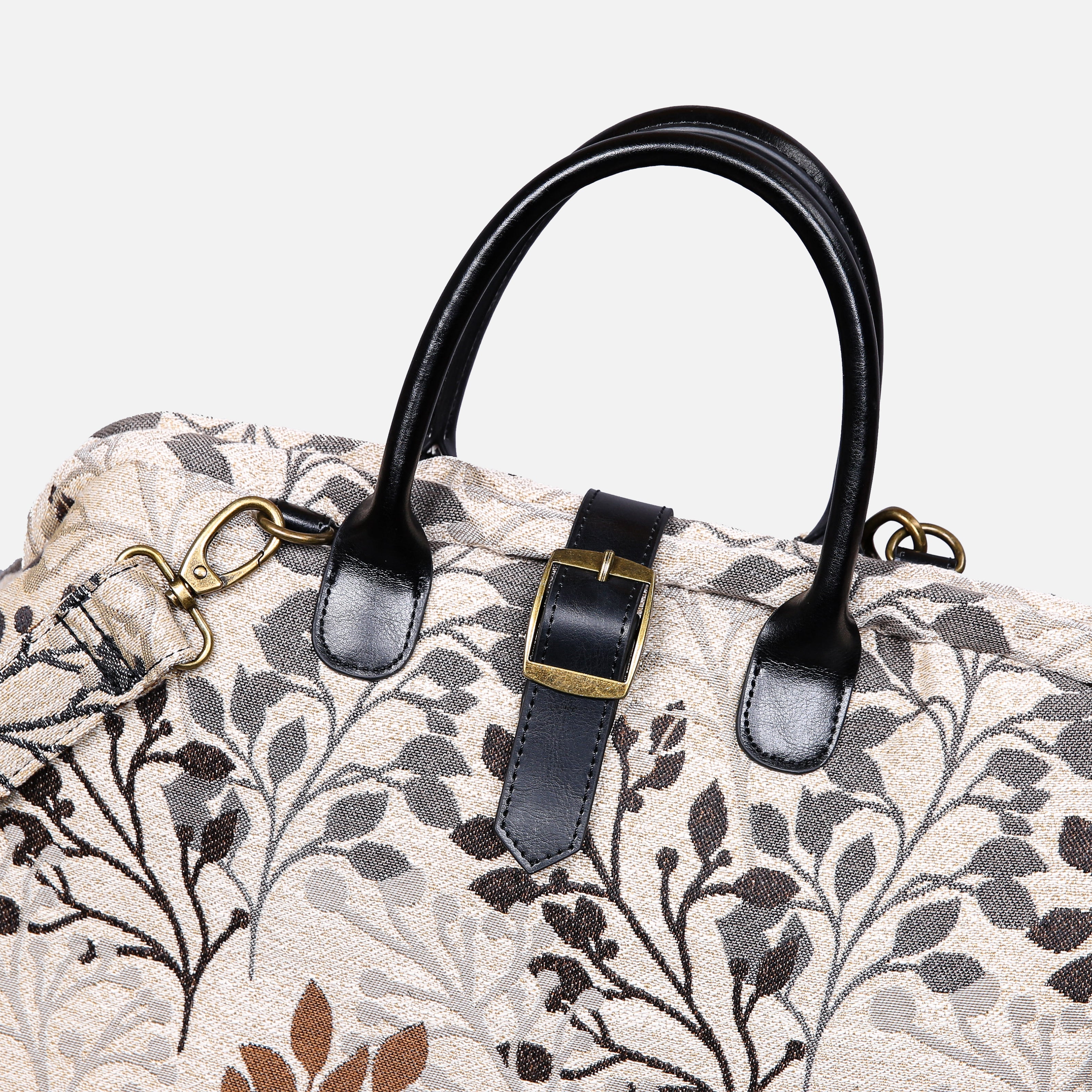 Grove Minimalist Mary Poppins Weekender Carpetbag of America buckle