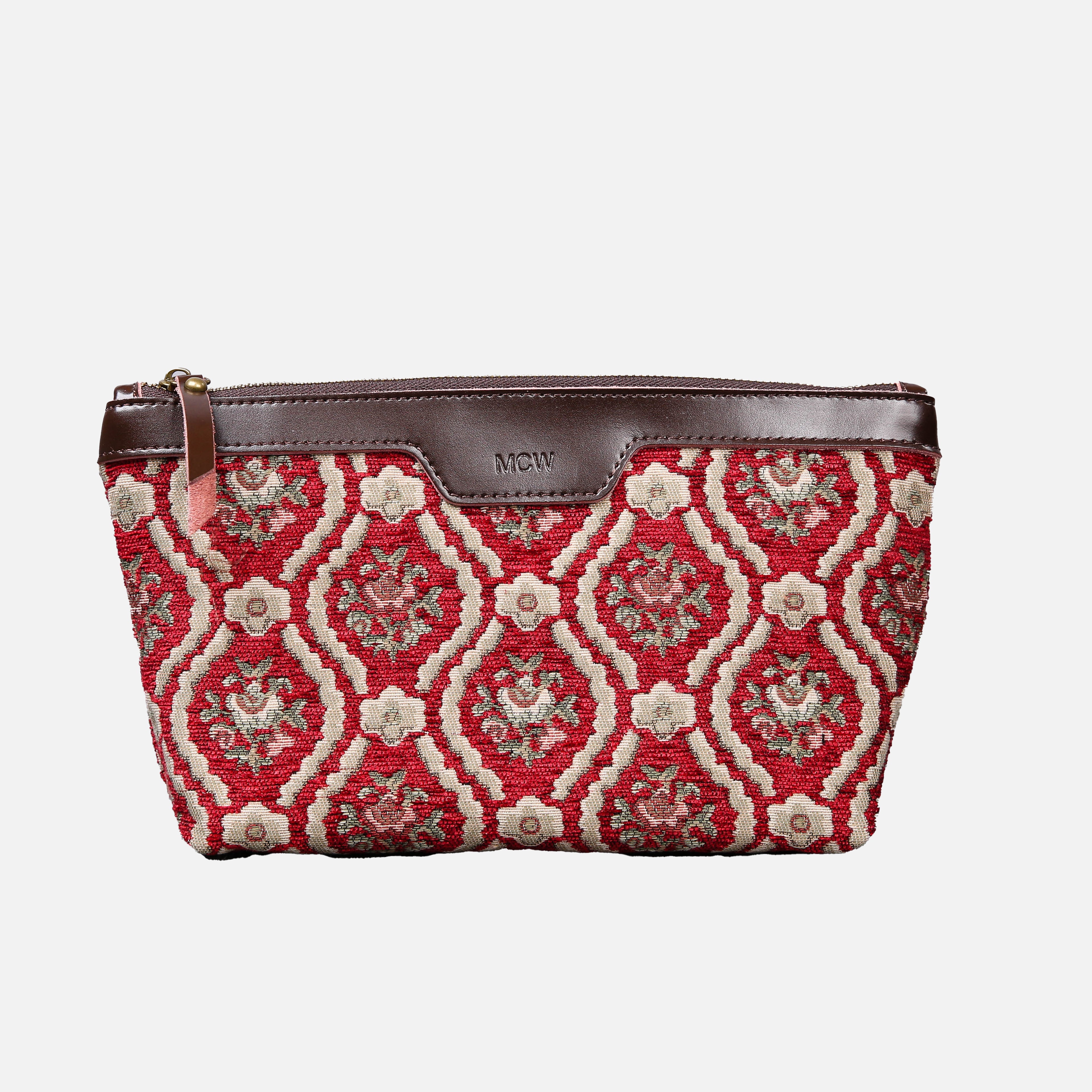 Traditional Red Carpet Makeup Bag carpet bag MCW Handmade