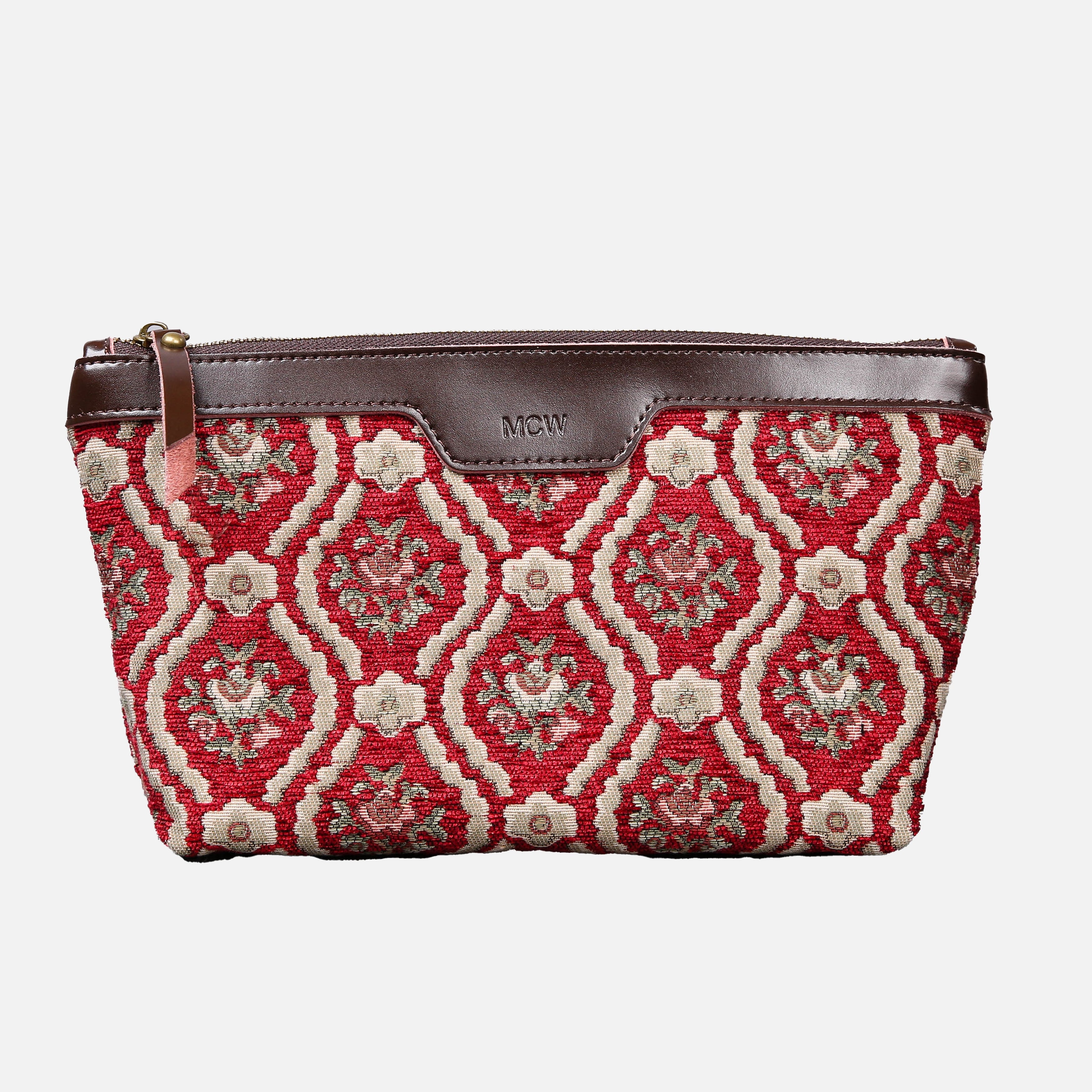 Traditional Red Carpet Makeup Bag carpet bag MCW Handmade