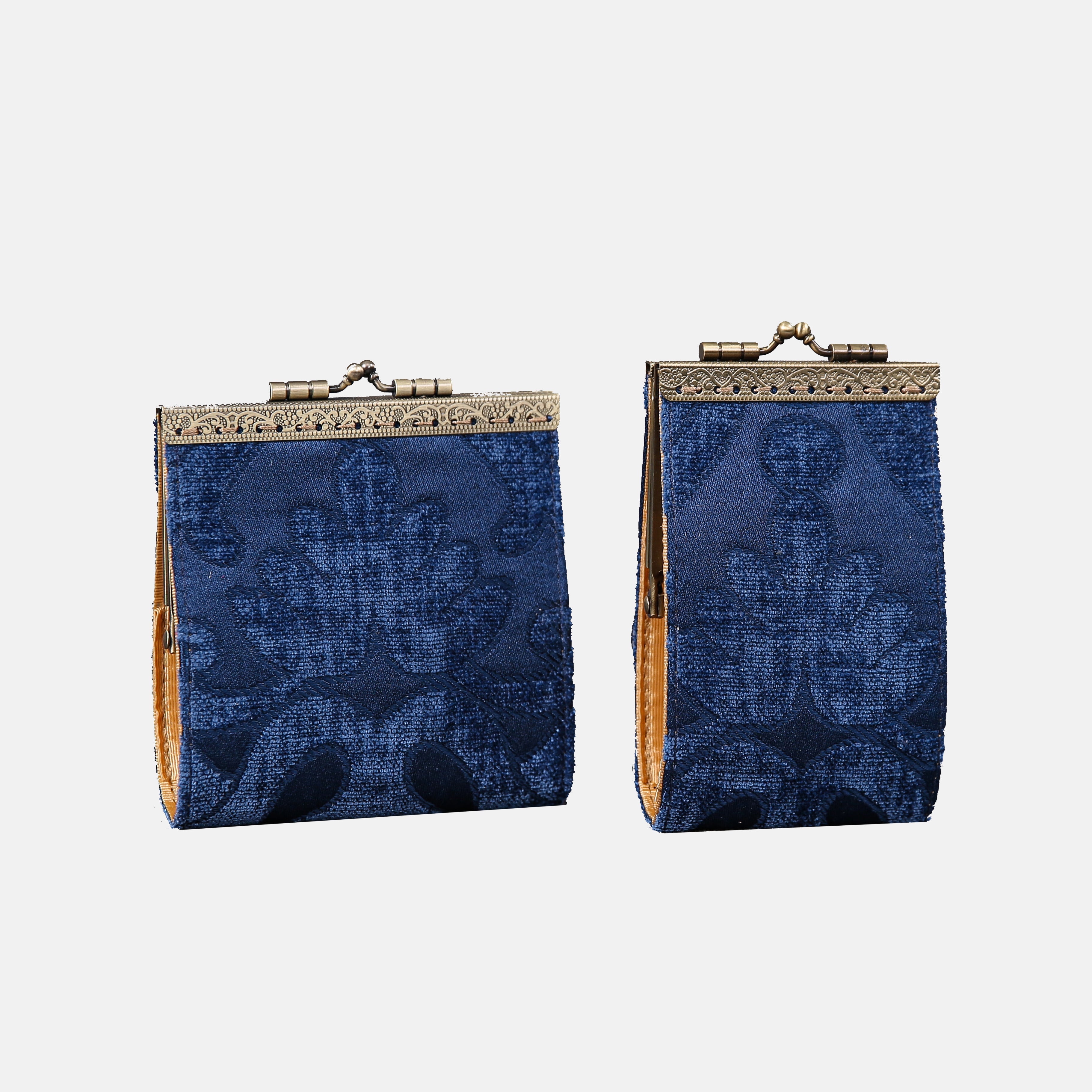 Queen Royal Blue Card Wallet MCW Handmade