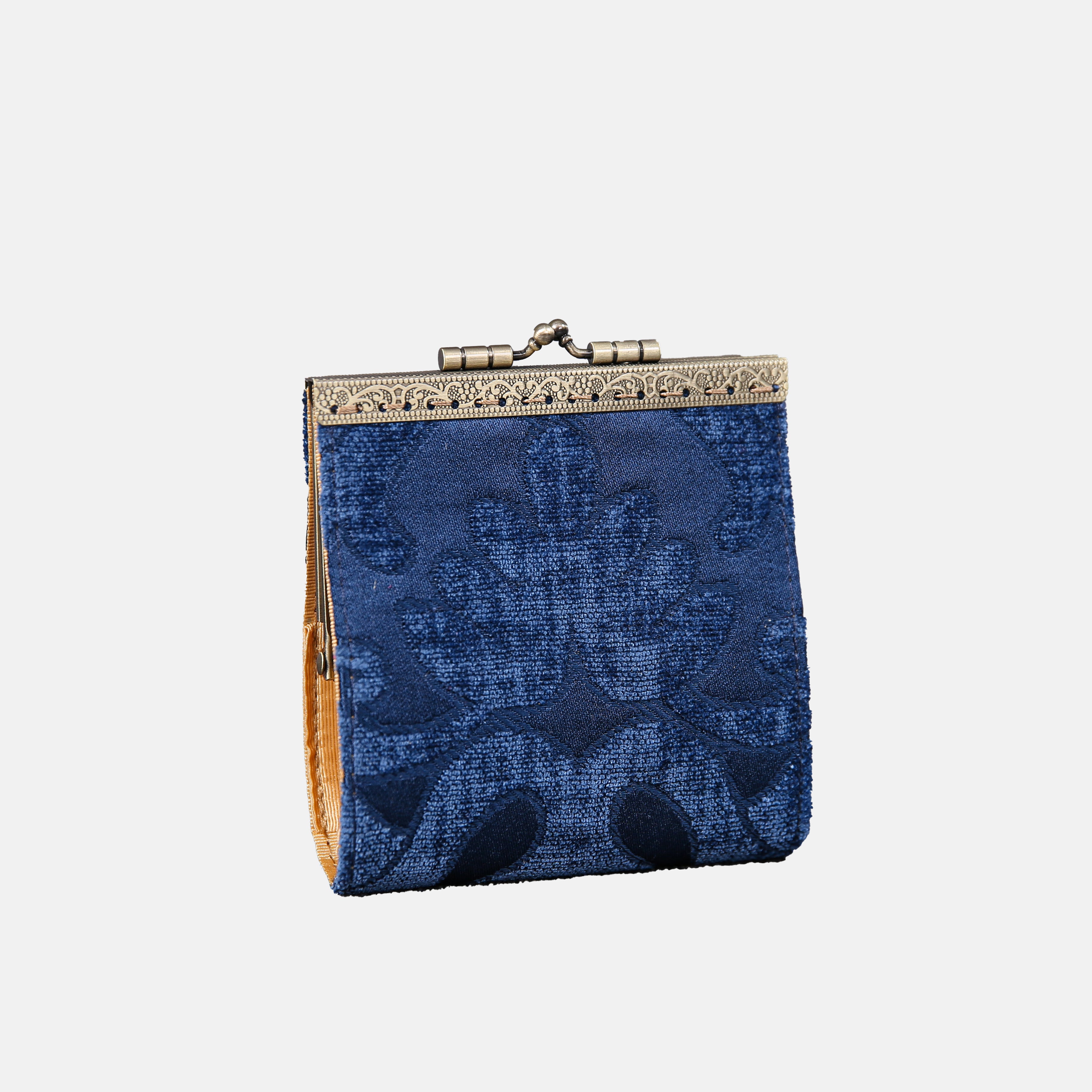 Queen Royal Blue Card Wallet MCW Handmade-1