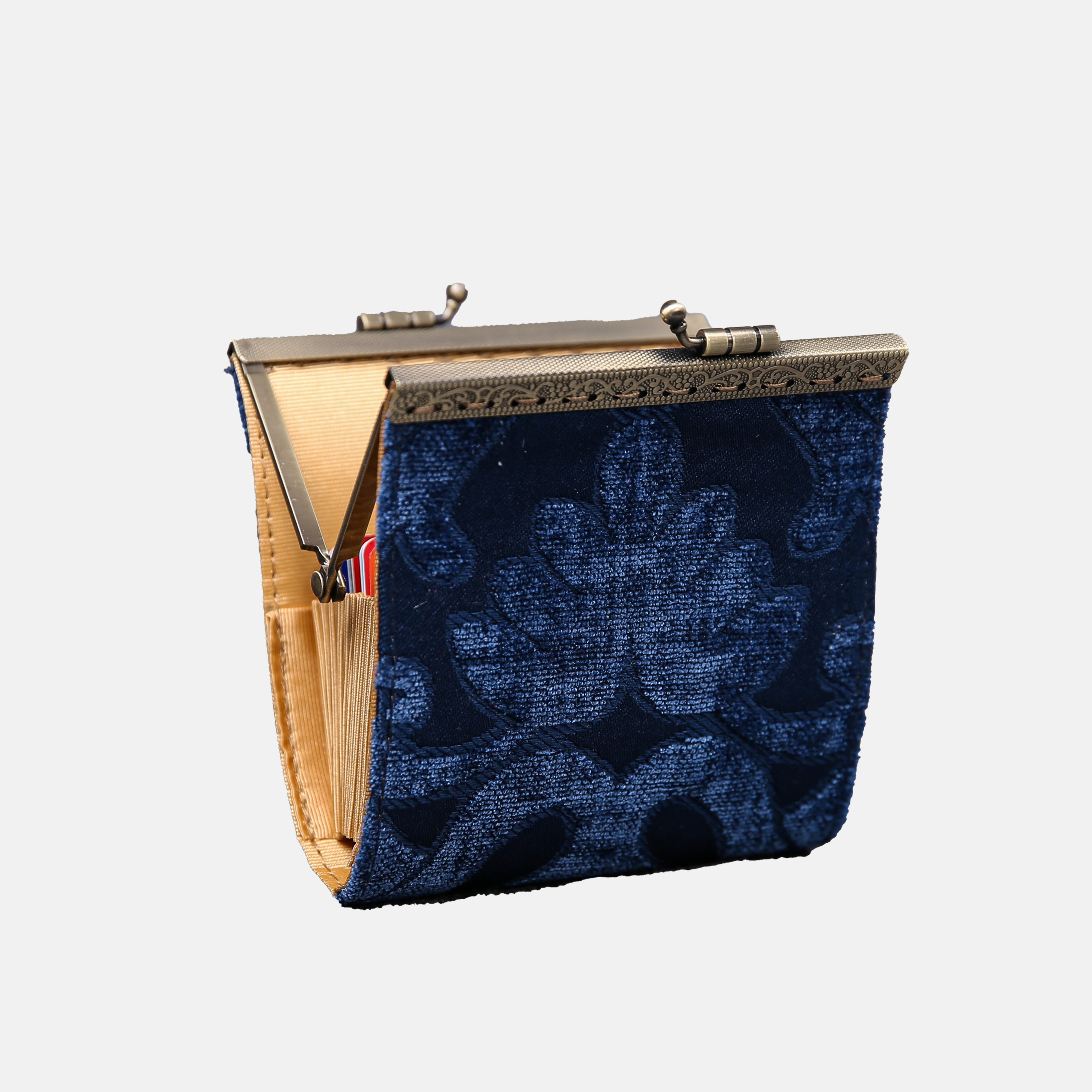 Queen Royal Blue Card Wallet MCW Handmade-2