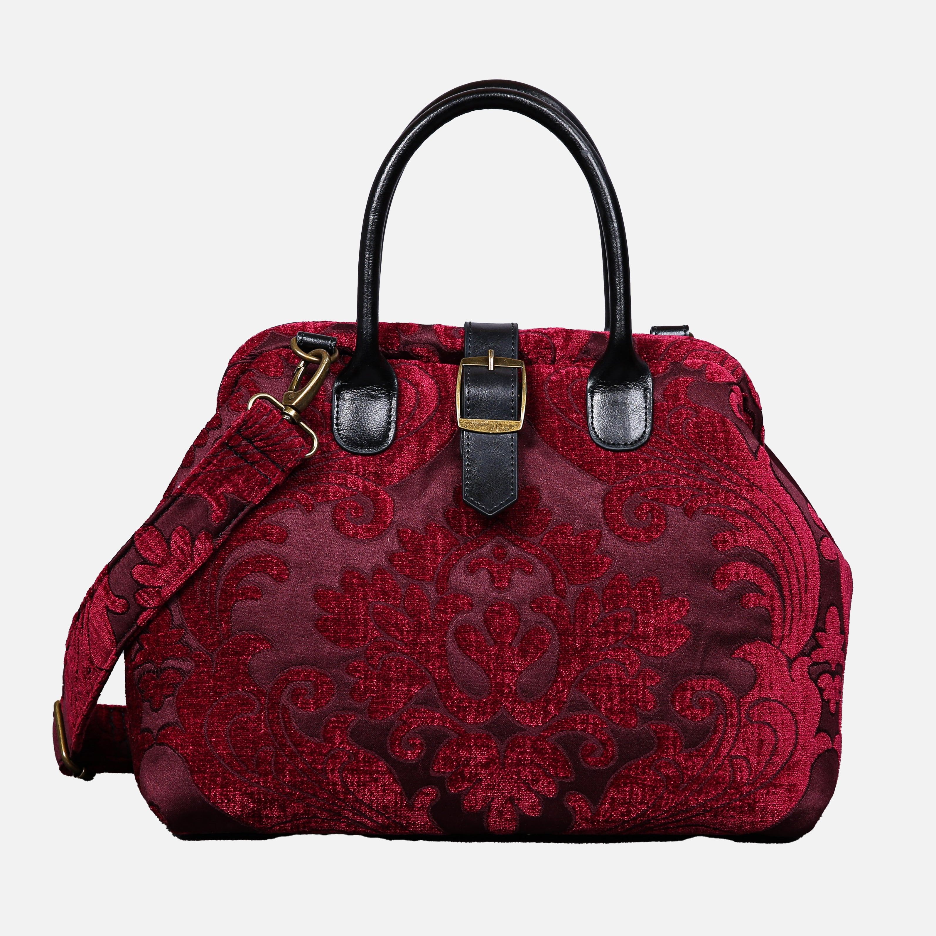Queen Wine Carpet Handbag Purse carpet bag MCW Handmade