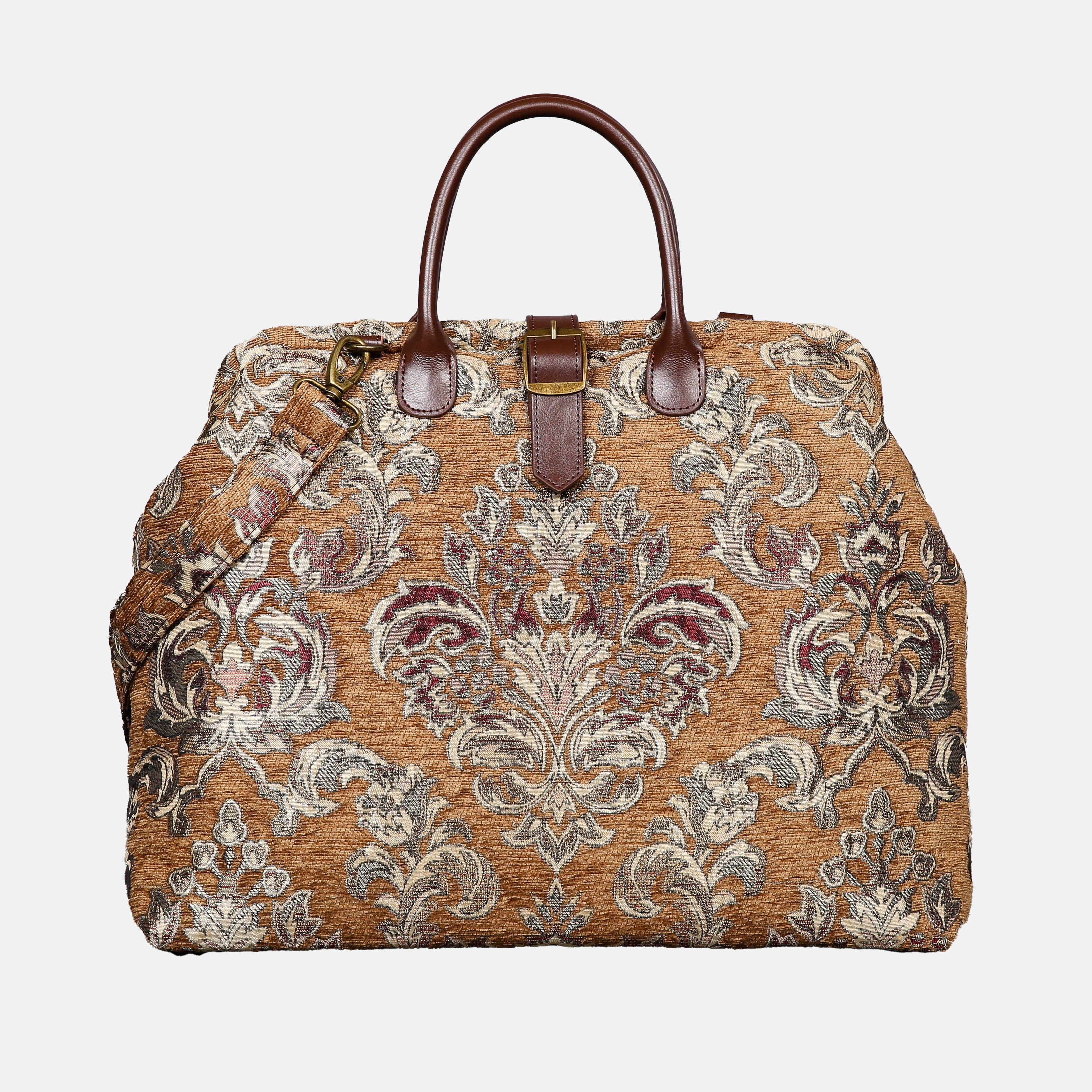 Victorian Blossom Gold-Gold Mary Poppins Weekender Carpetbag main